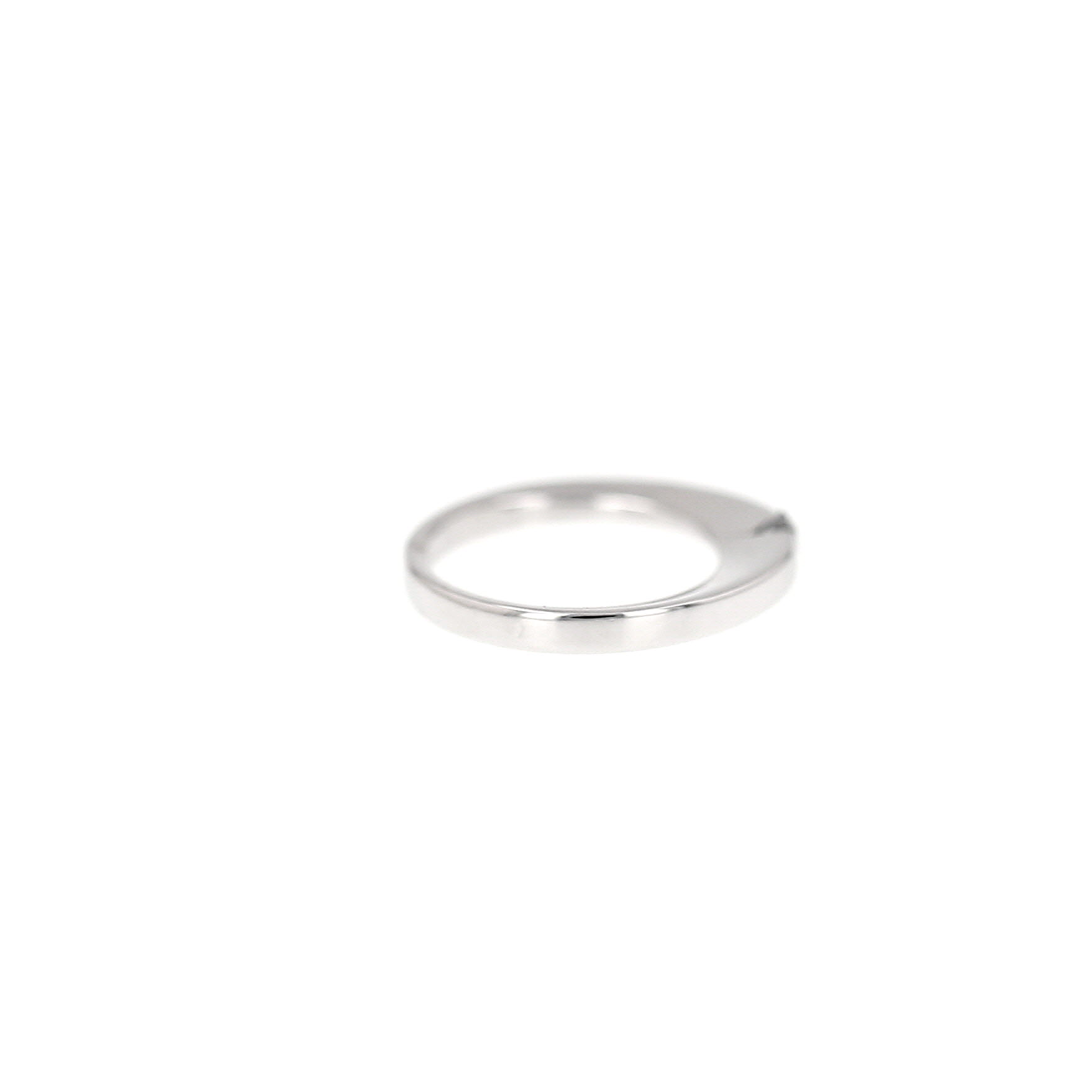 Bague solitaire Cartier en or blanc et diamant