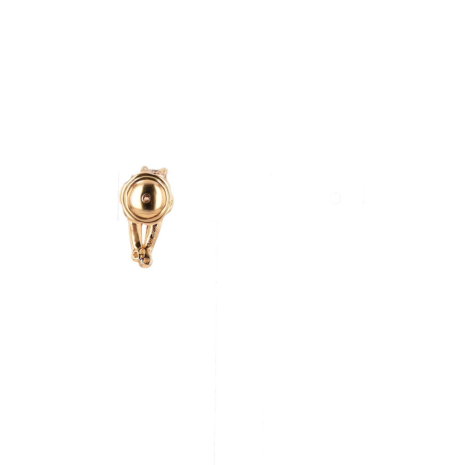 Broche Cartier Panthère en or jaune, diamants, émeraudes et onyx