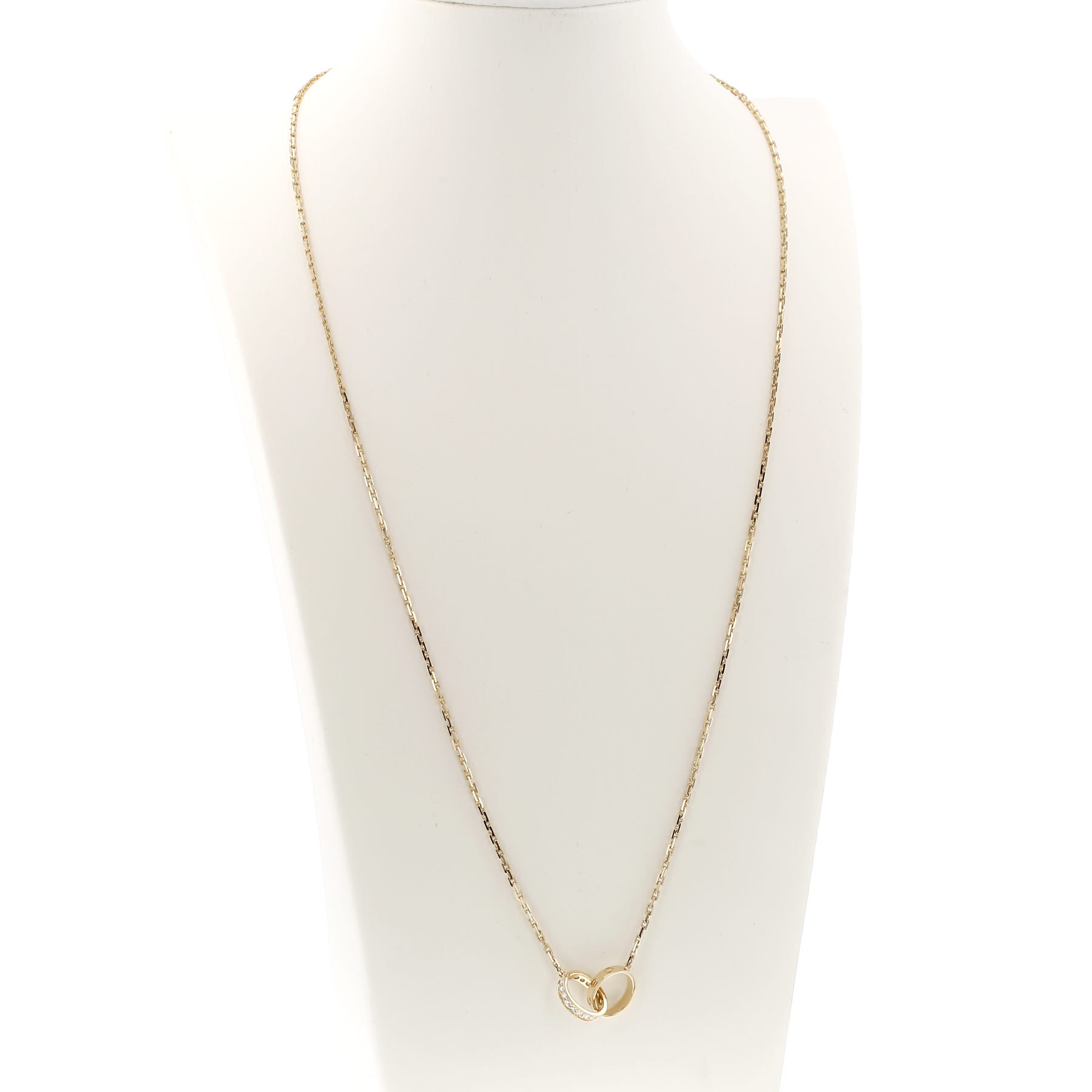 Cartier Love necklace in yellow gold and diamonds