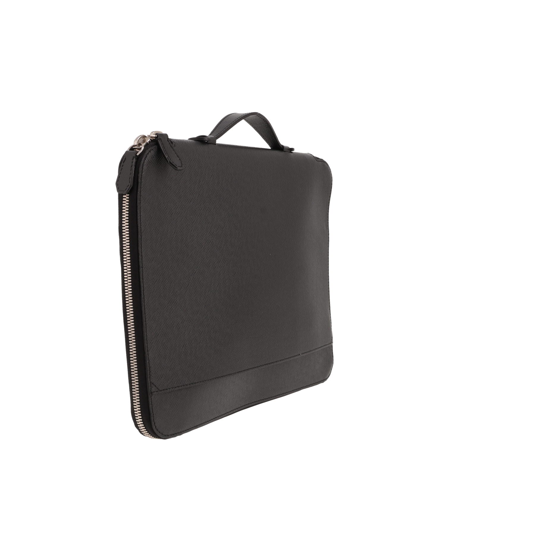 Louis Vuitton briefcase in black Taiga leather