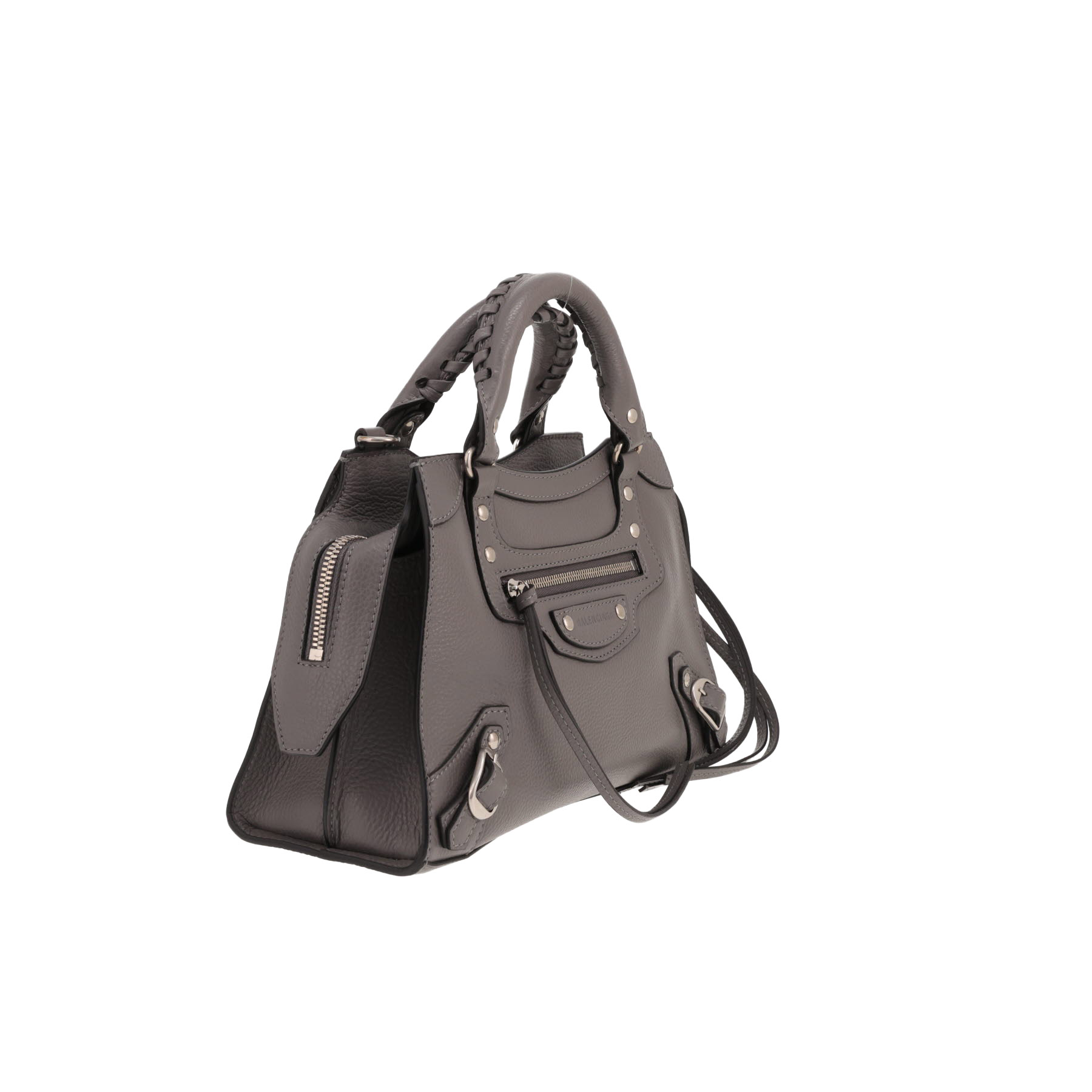 Balenciaga Neo Classic handbag in grey leather