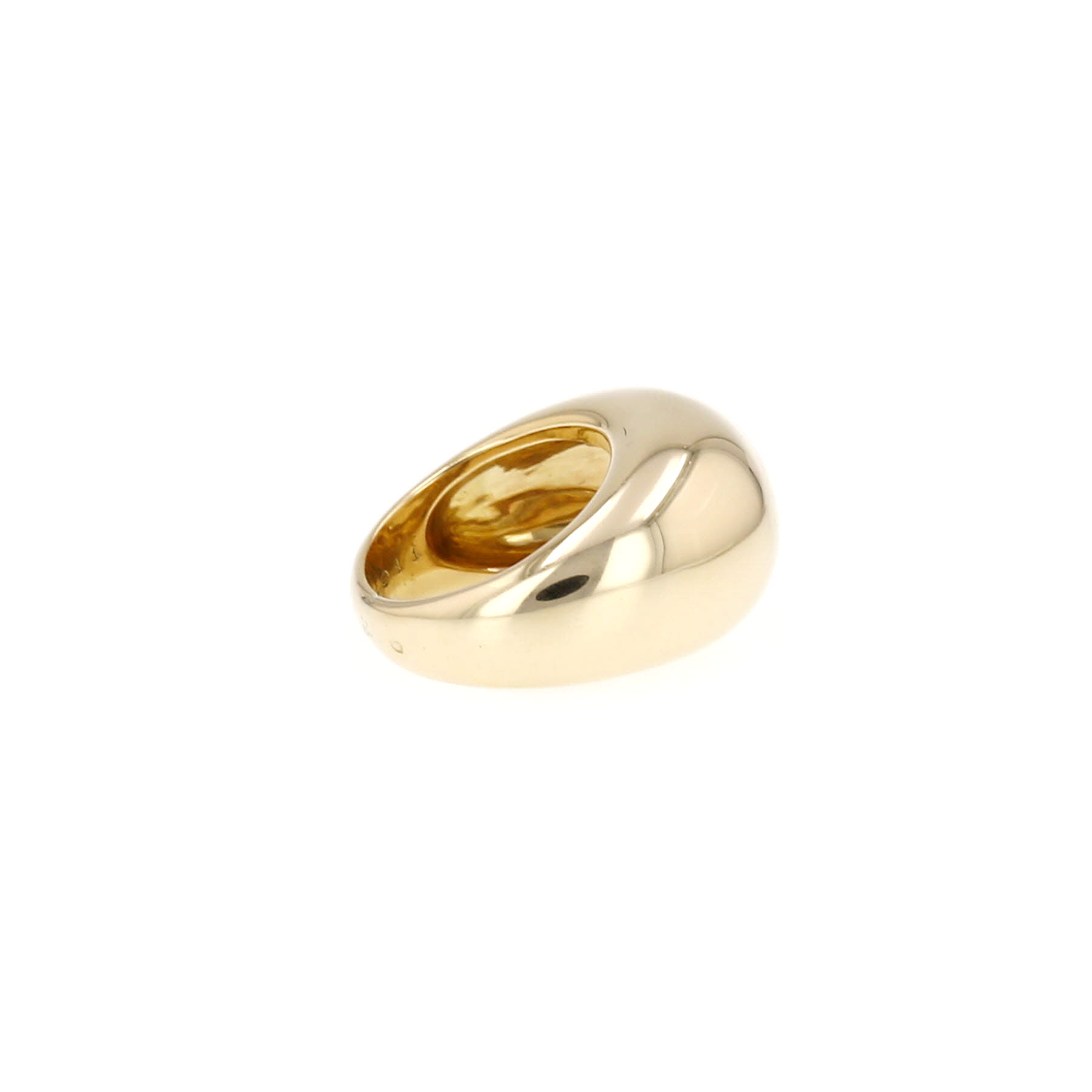 Bague boule Poiray  en or jaune