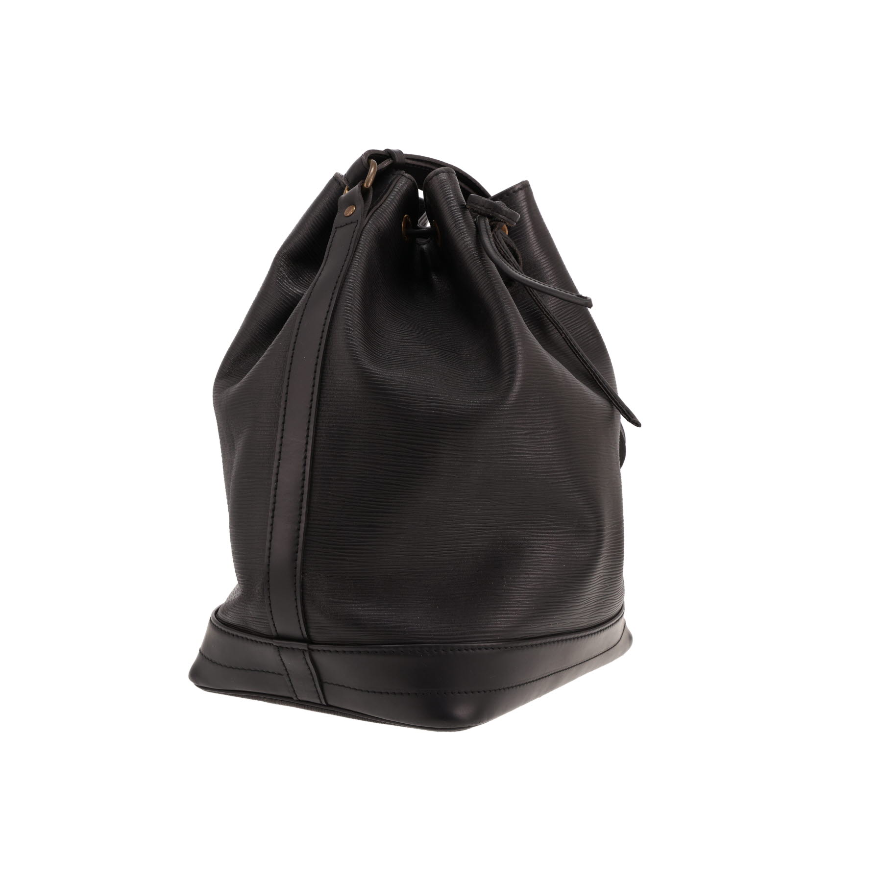 Louis Vuitton Noé handbag in Noir Épi leather