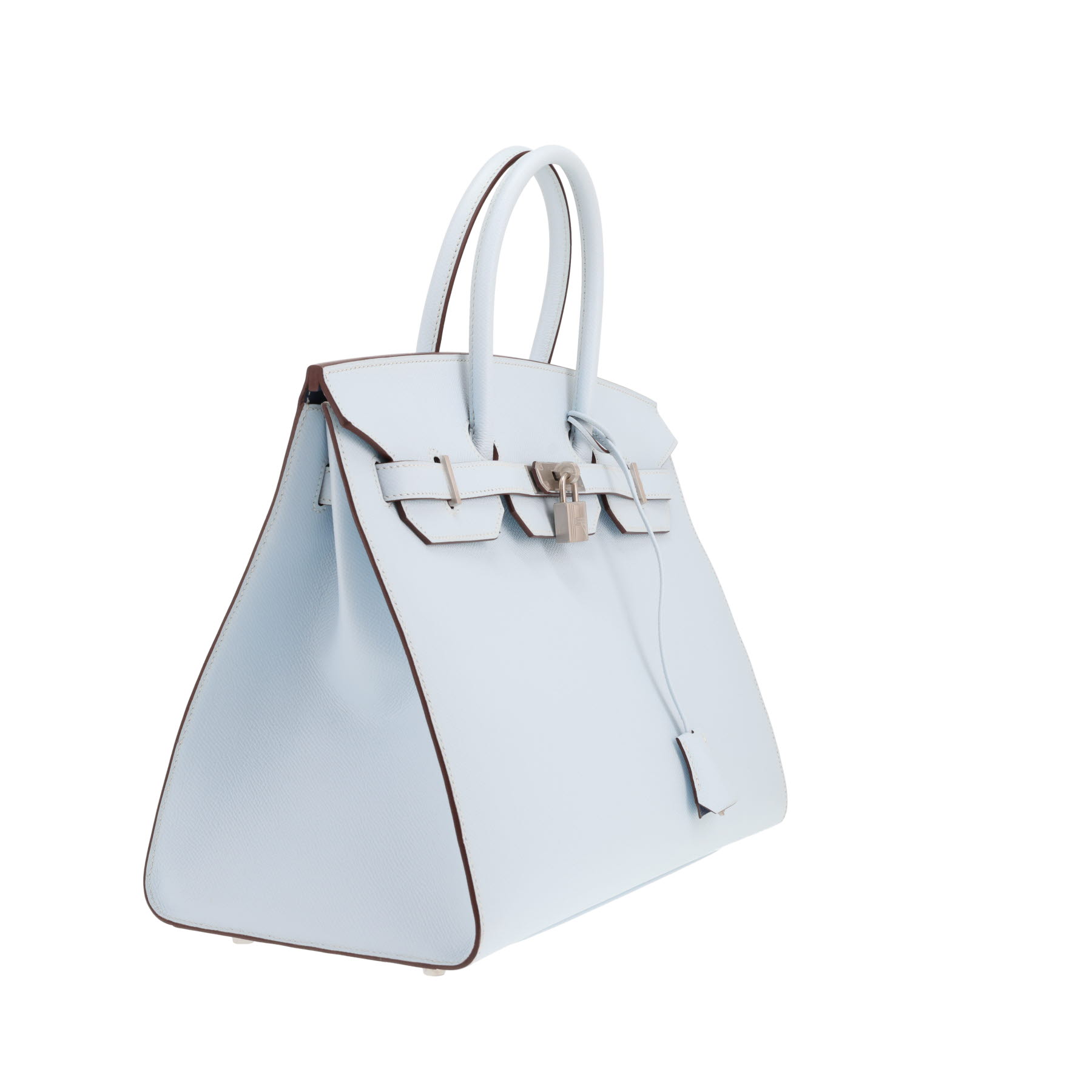 Hermès Birkin 35 cm handbag in Bleu Brume Epsom leather