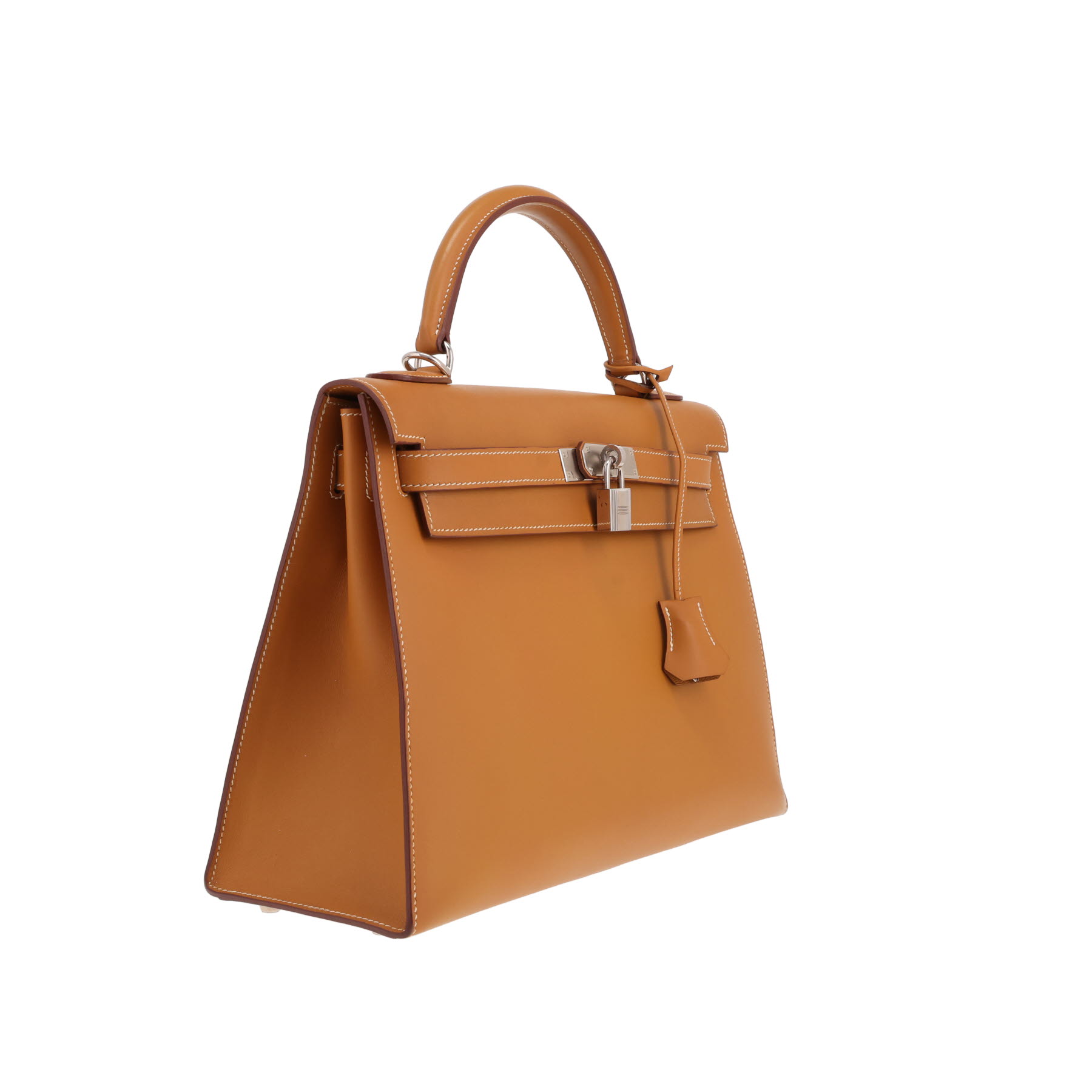 Hermès Kelly 32 cm handbag in Natural Sable Butler leather