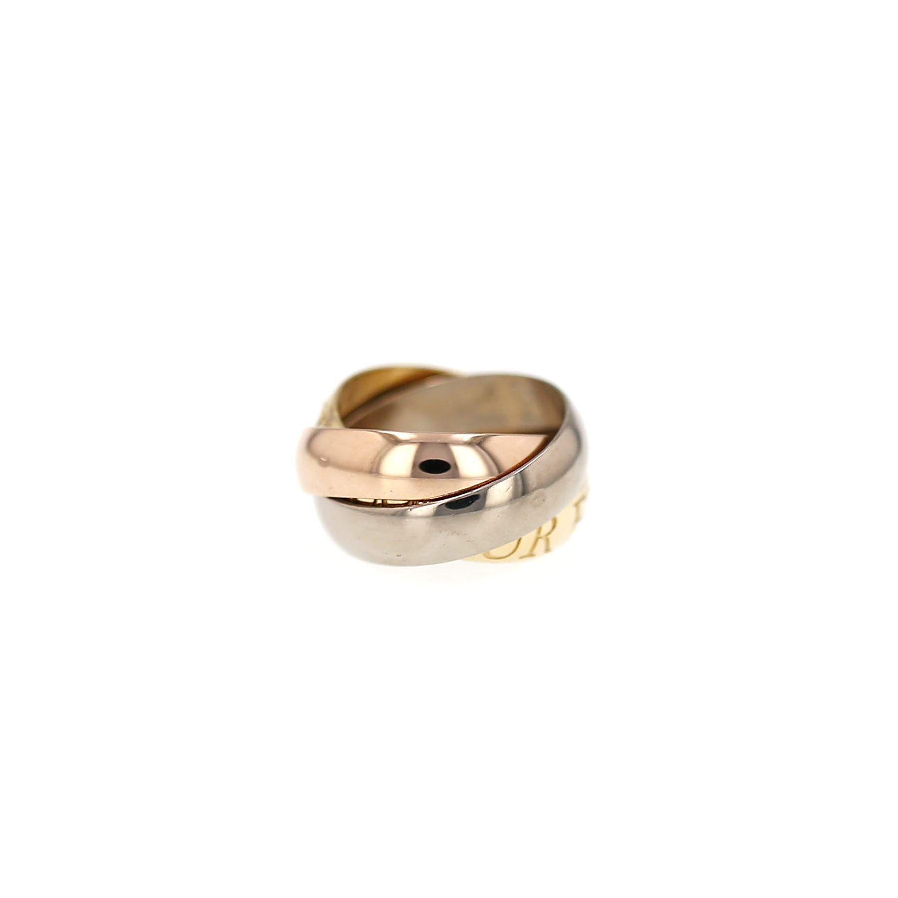 Cartier Trinity limited edition "Amour Fidélité Amitié" ring in three-tone gold