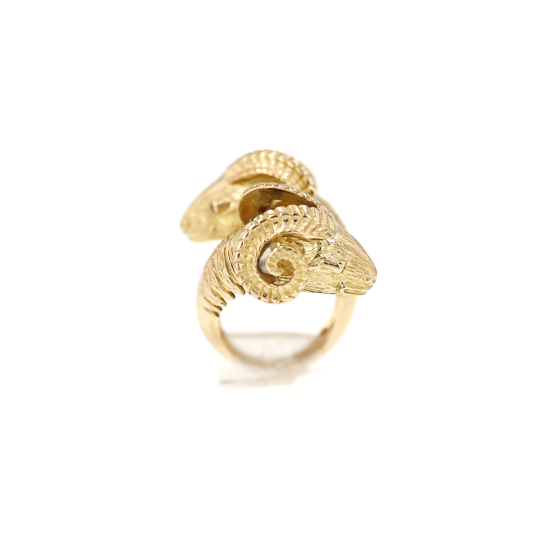 Zolotas Heritage ring in yellow gold, diamonds and sapphires