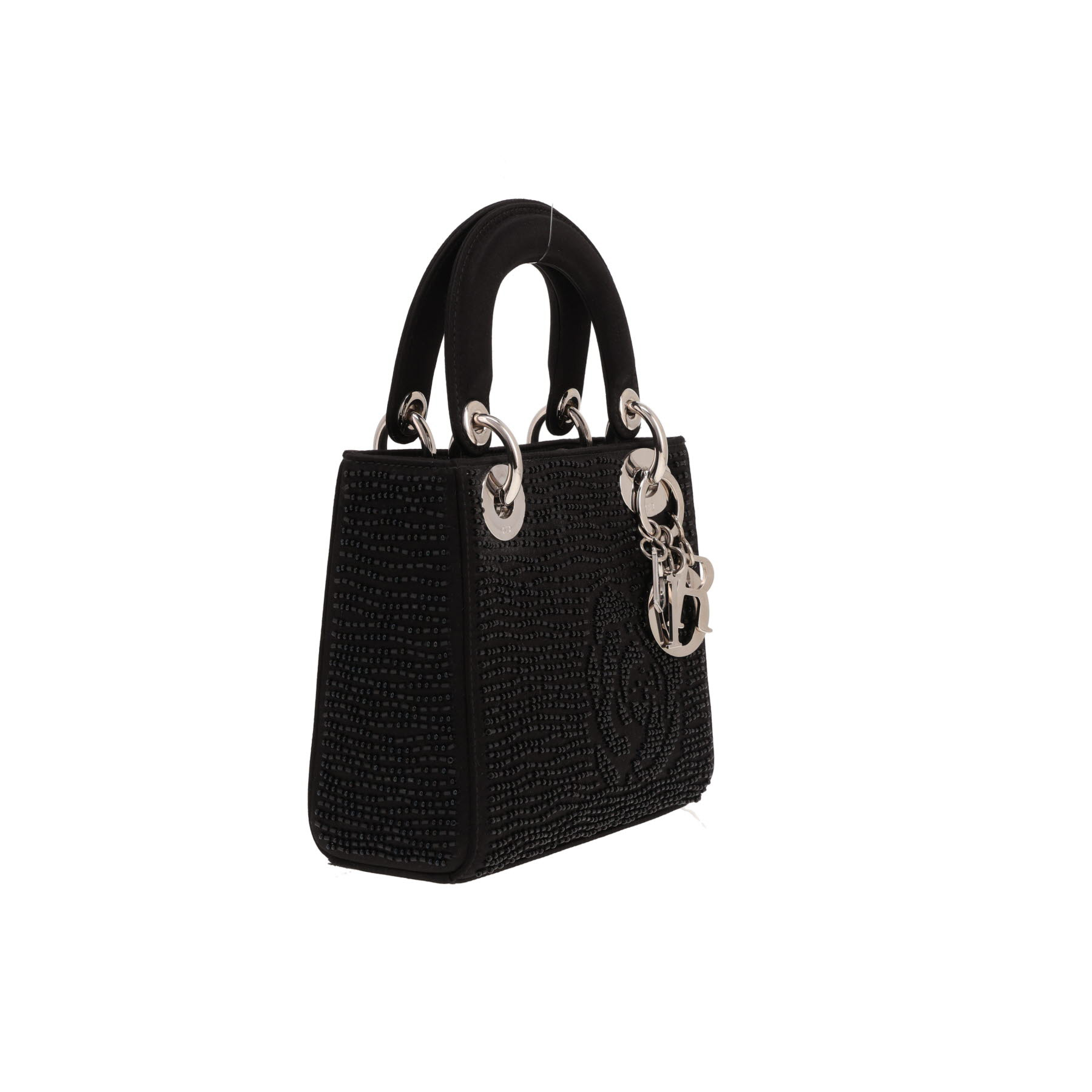 Borsa Dior  Lady Dior mini  in raso nero