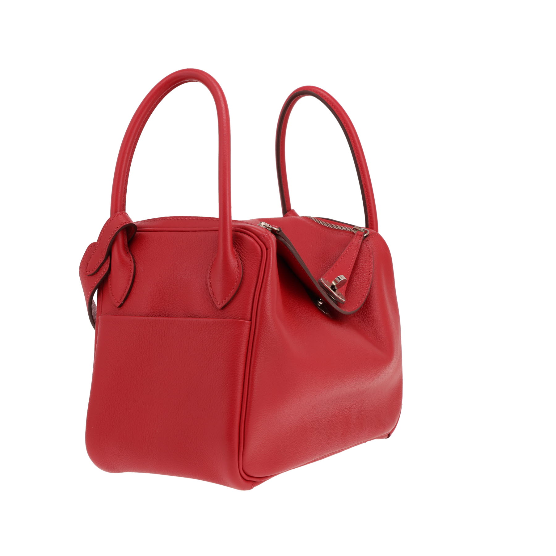 Hermès Lindy 26 cm handbag in red Evercolour leather