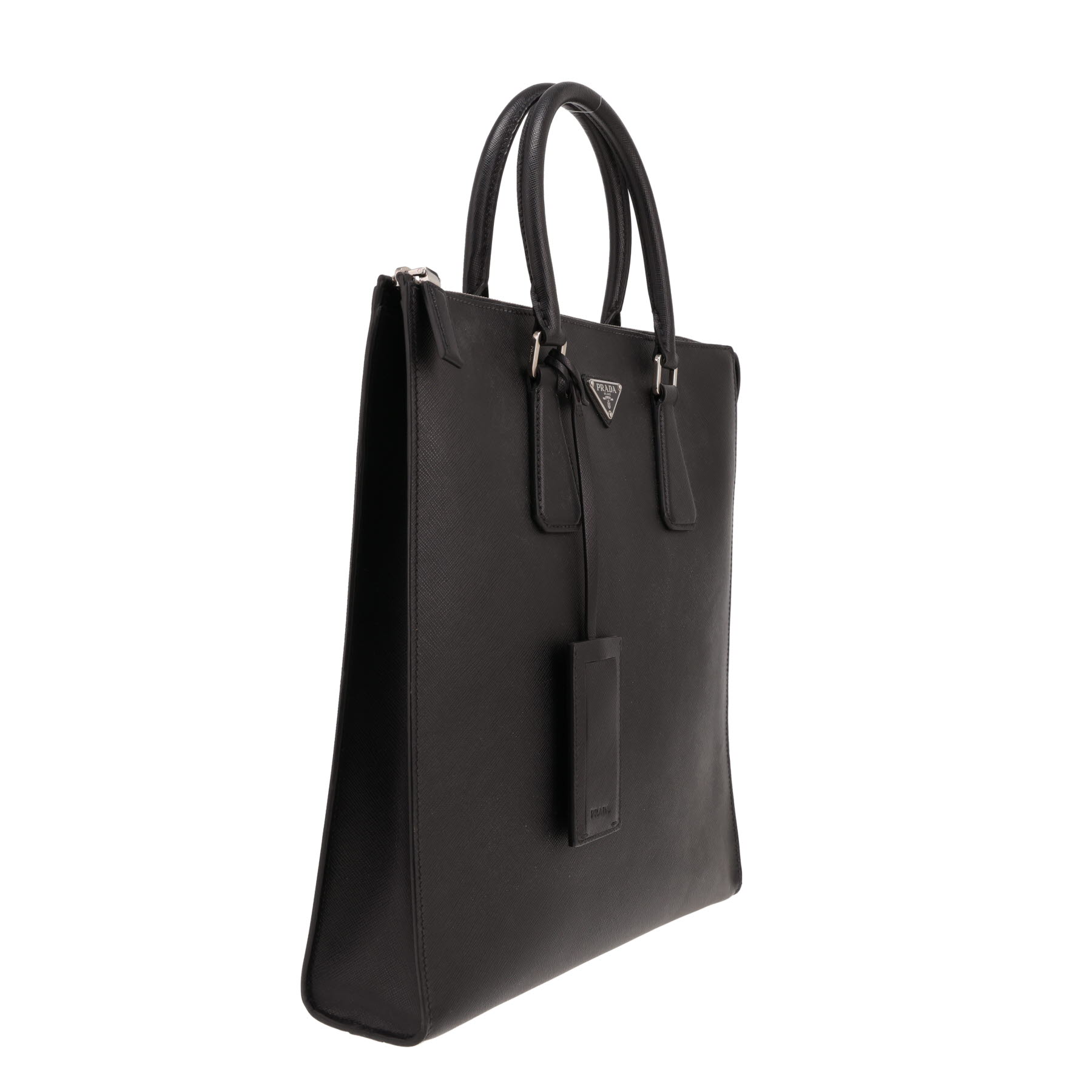 Borsa Prada   in pelle Saffiano nera