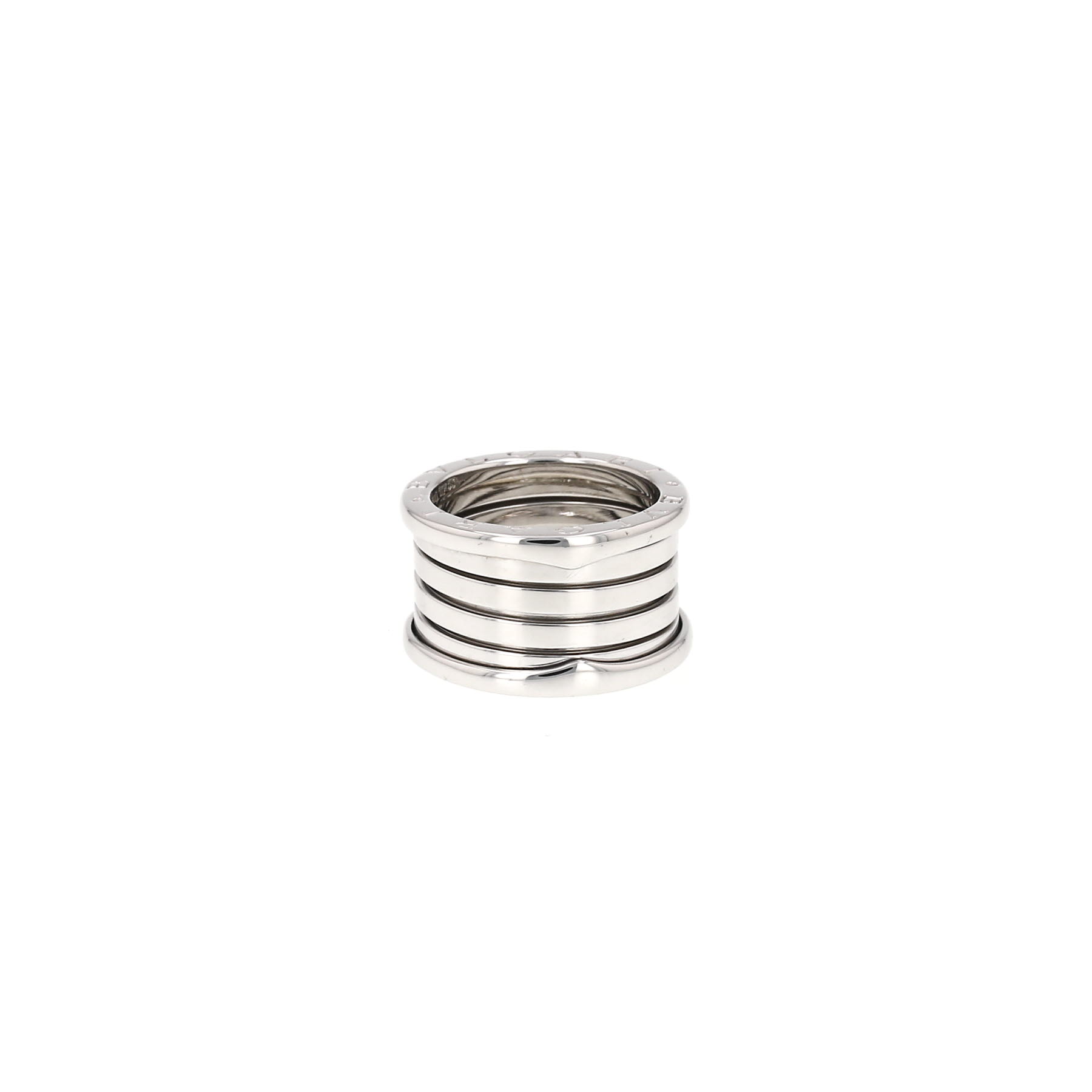 Anello Bulgari B.Zero1 modello grande in oro bianco