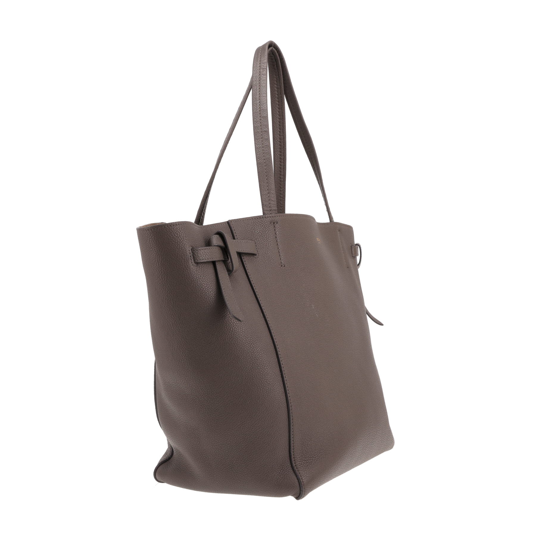 Celine tote bag  Phantom tote in grey grained leather