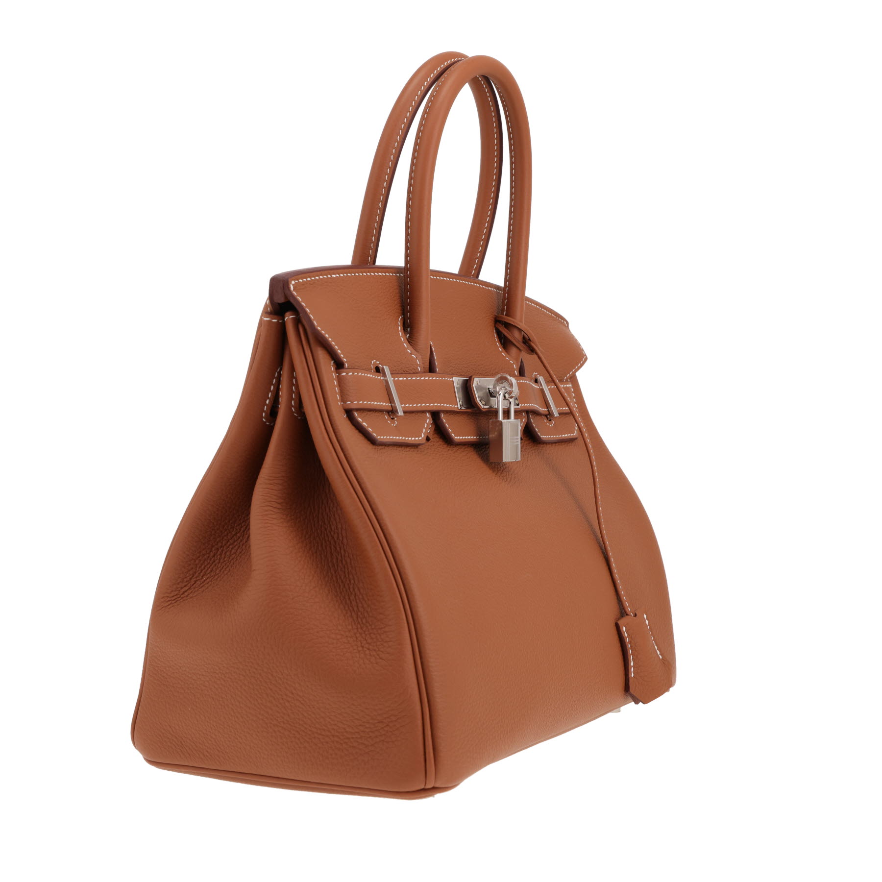 Borsa Hermès Birkin da 30 cm in pelle Togo Gold
