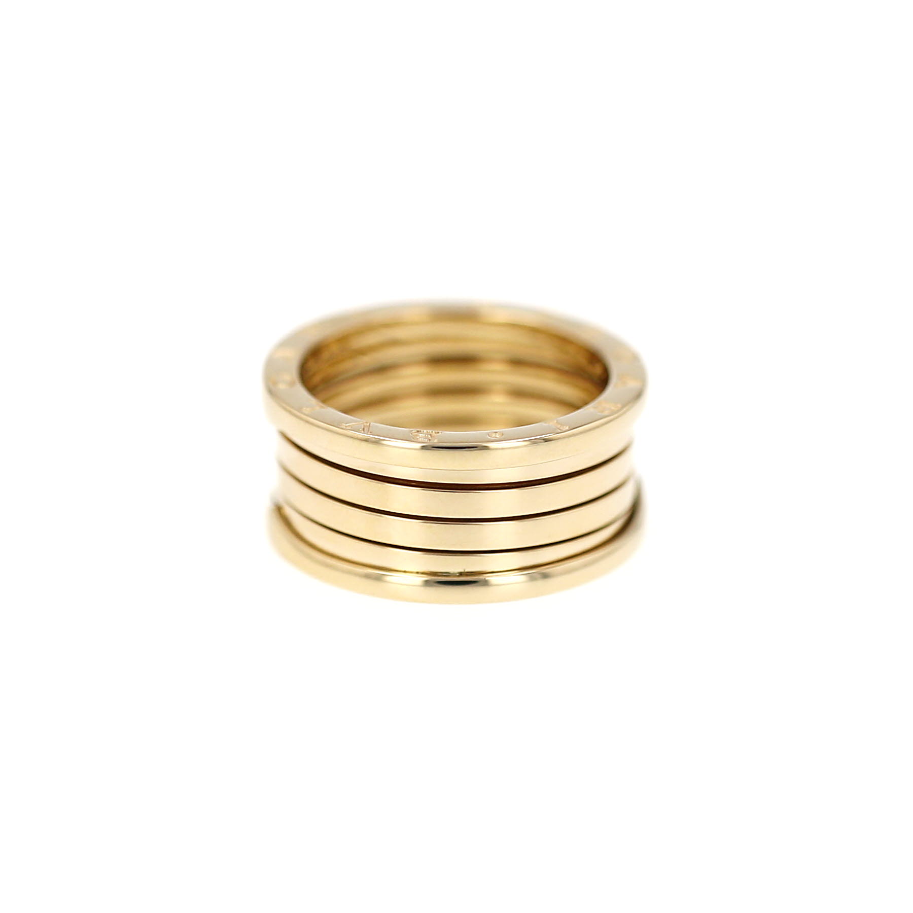 Bulgari B.Zero1 very large yellow gold ring