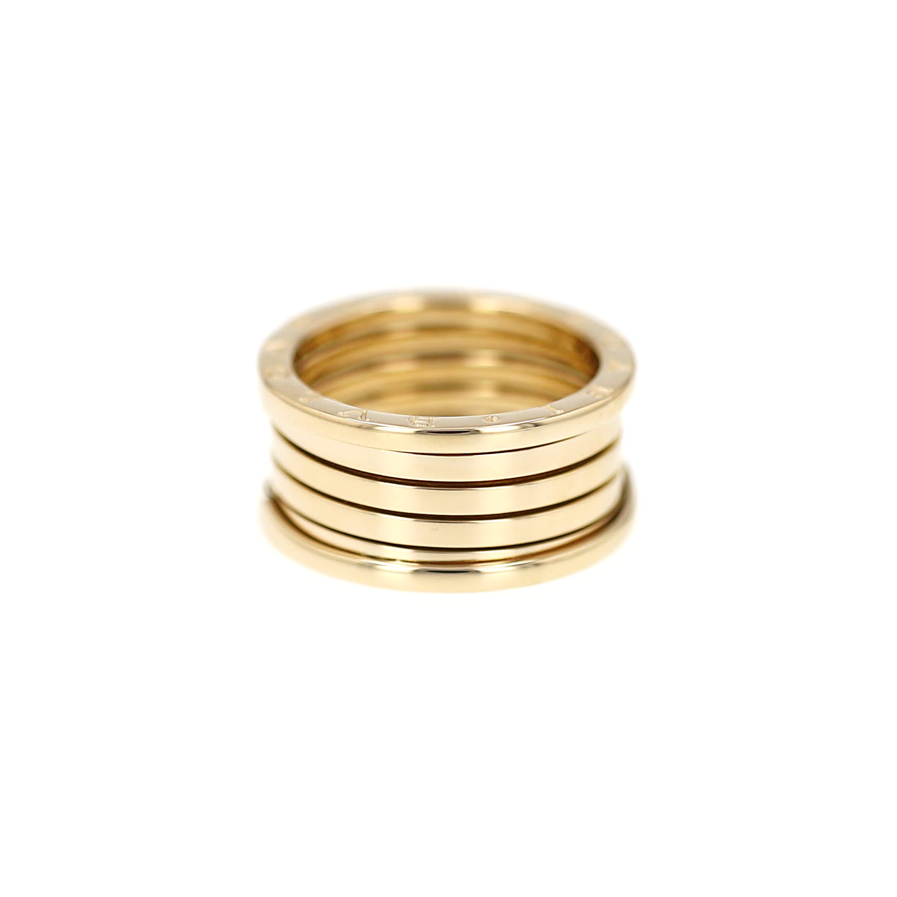 Bulgari B.Zero1 very large yellow gold ring