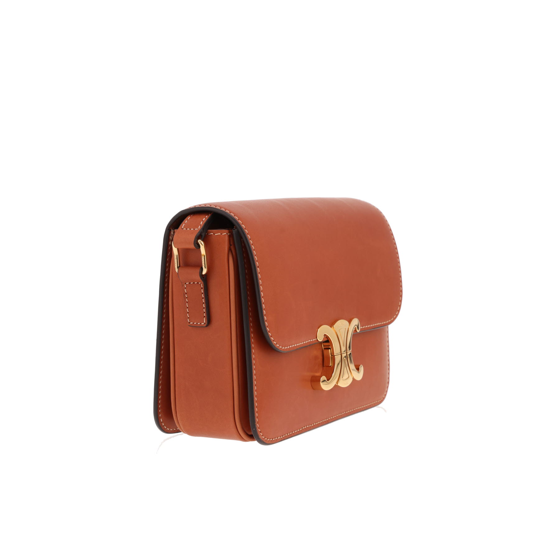 Celine Triomphe Teen handbag in natural leather