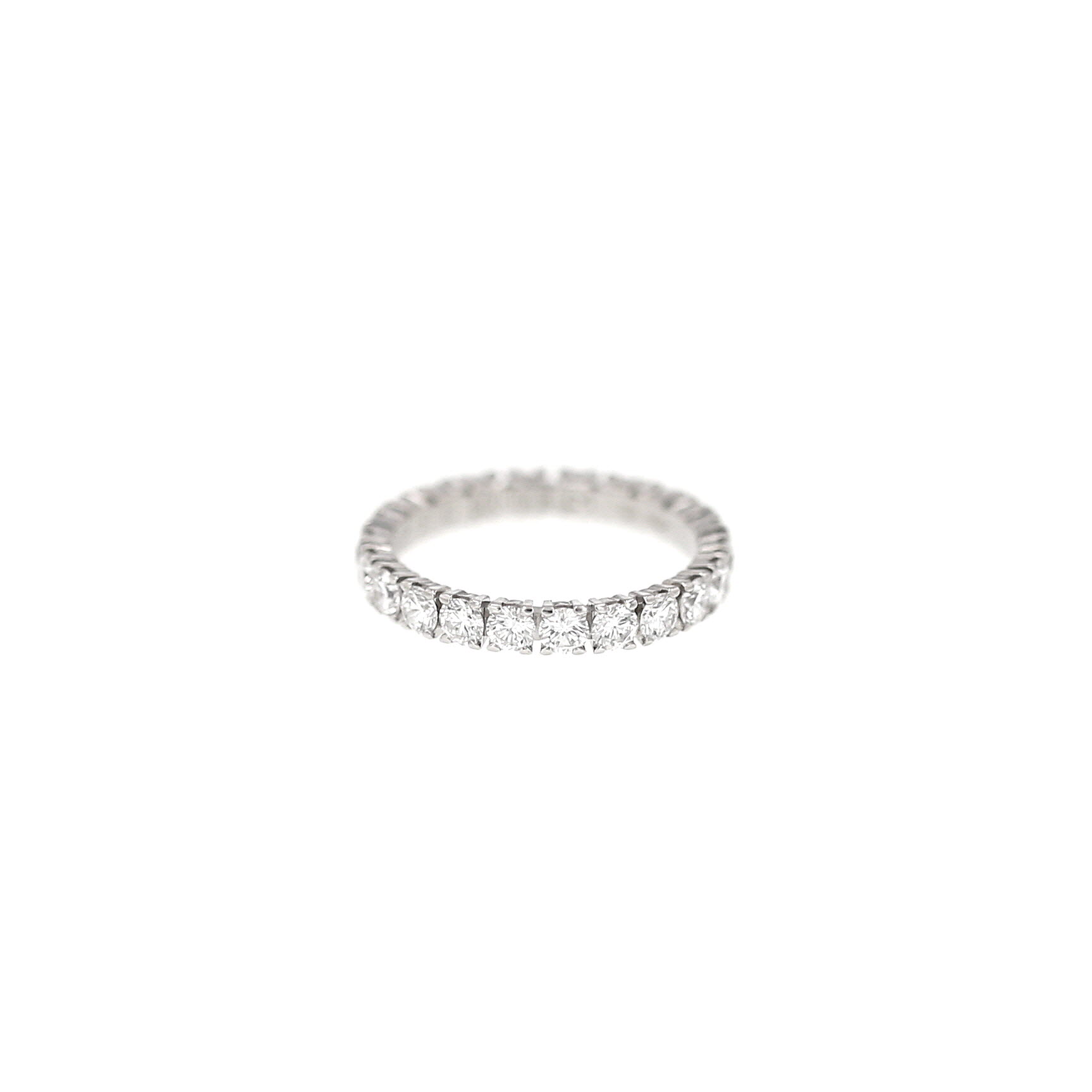 Alianza «Destinée» de Cartier en platino y diamantes
