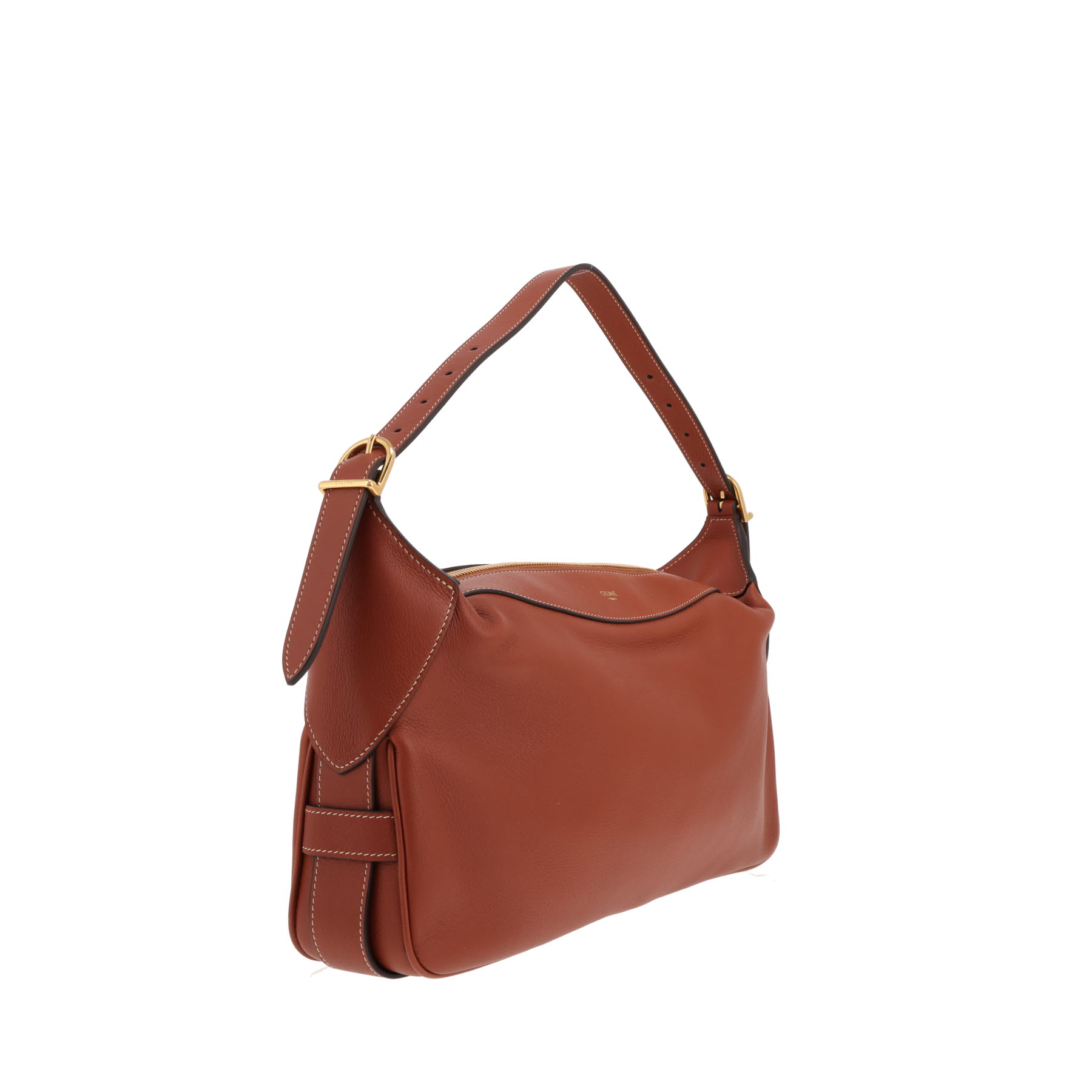Borsa Celine Romy in pelle marrone