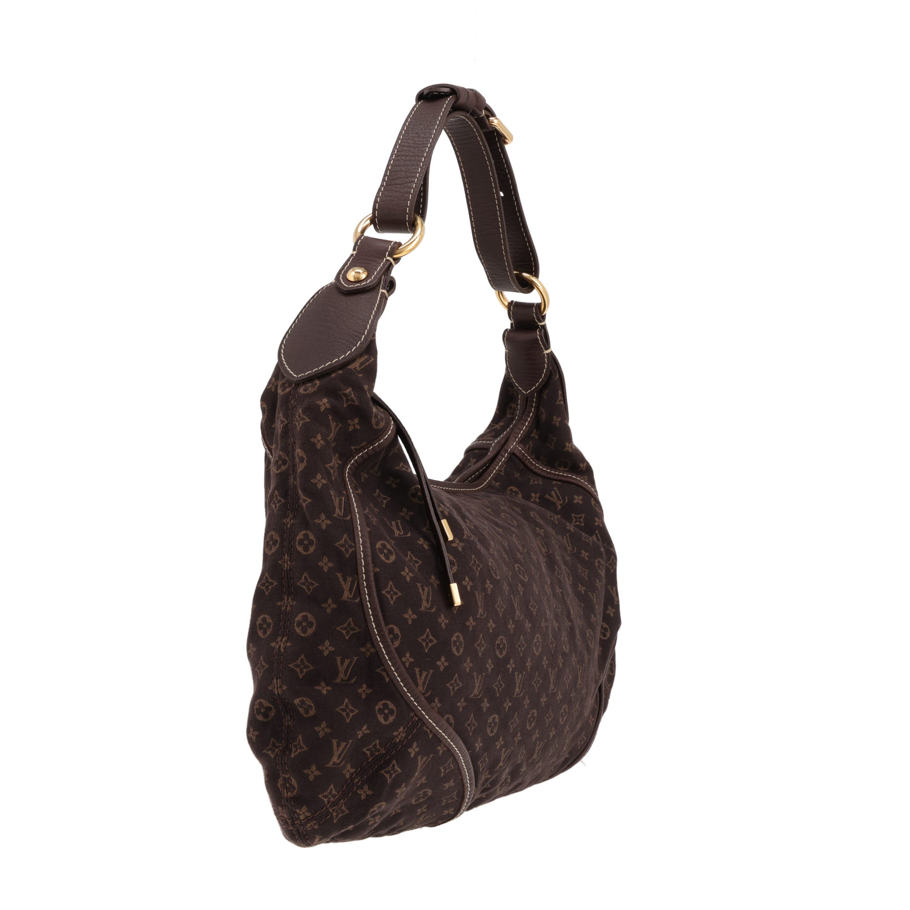 Sac à main Louis Vuitton   en toile monogram marron et cuir marron