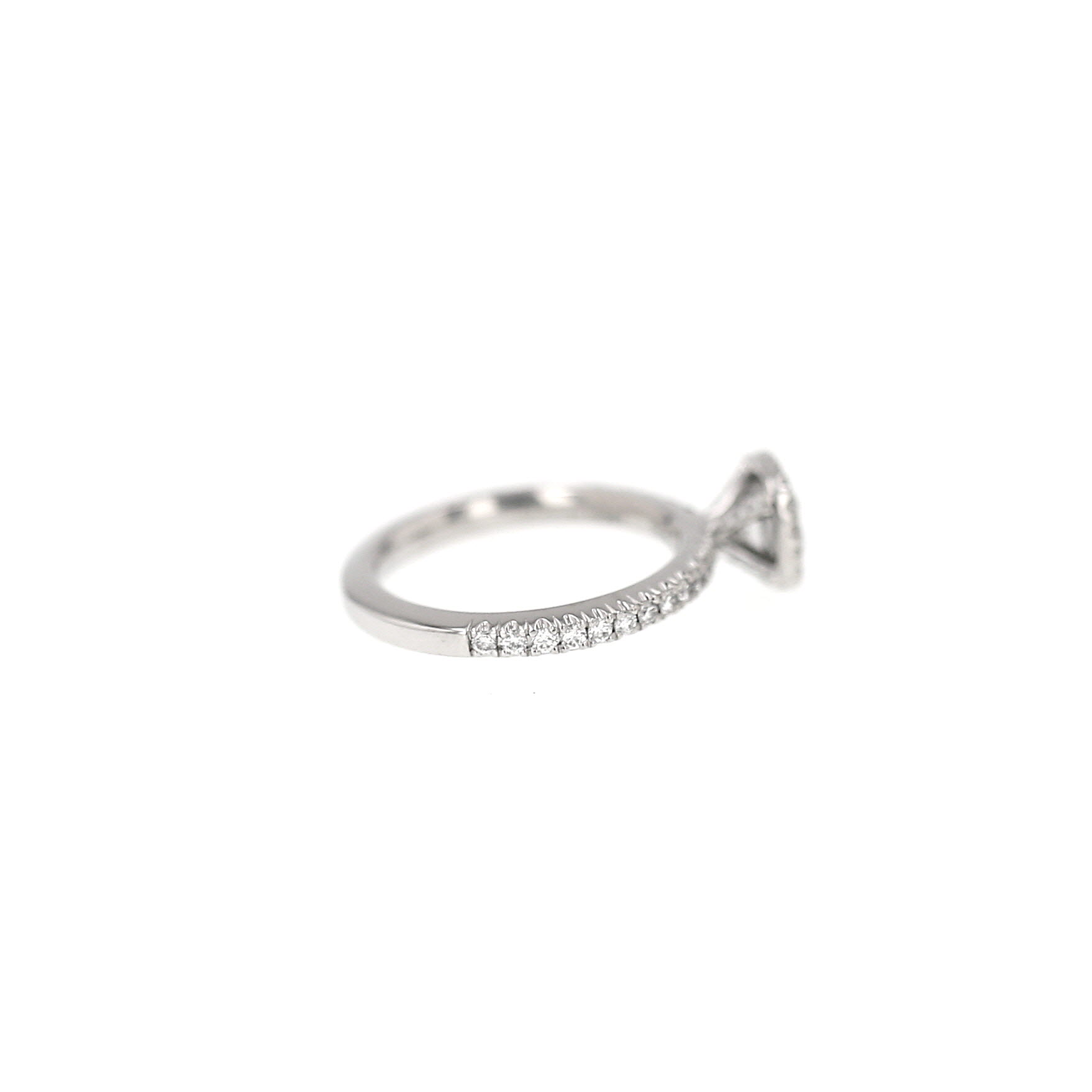 Bague solitaire De Beers Aura en platine et diamants en diamant