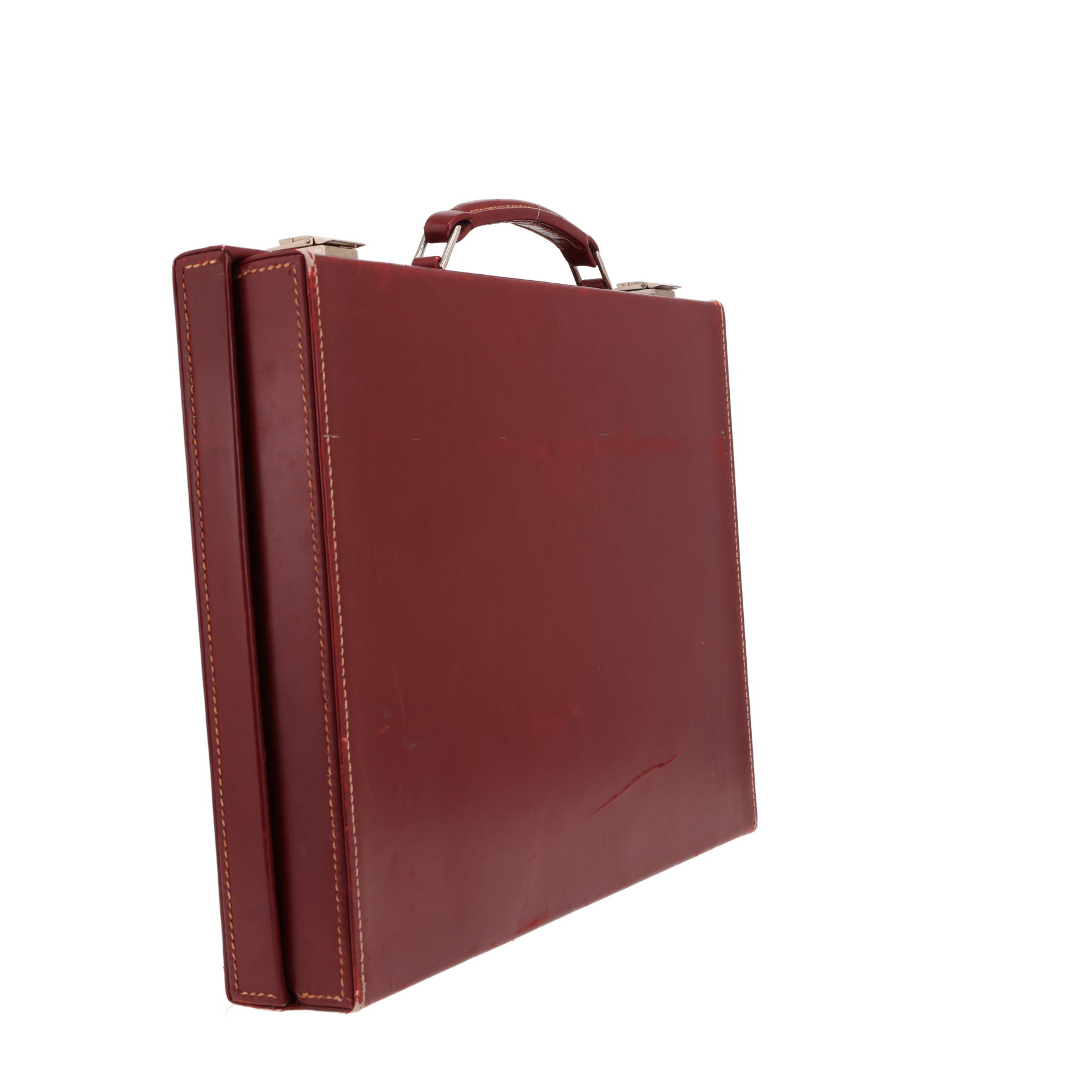 Hermès Jet briefcase in red H box leather