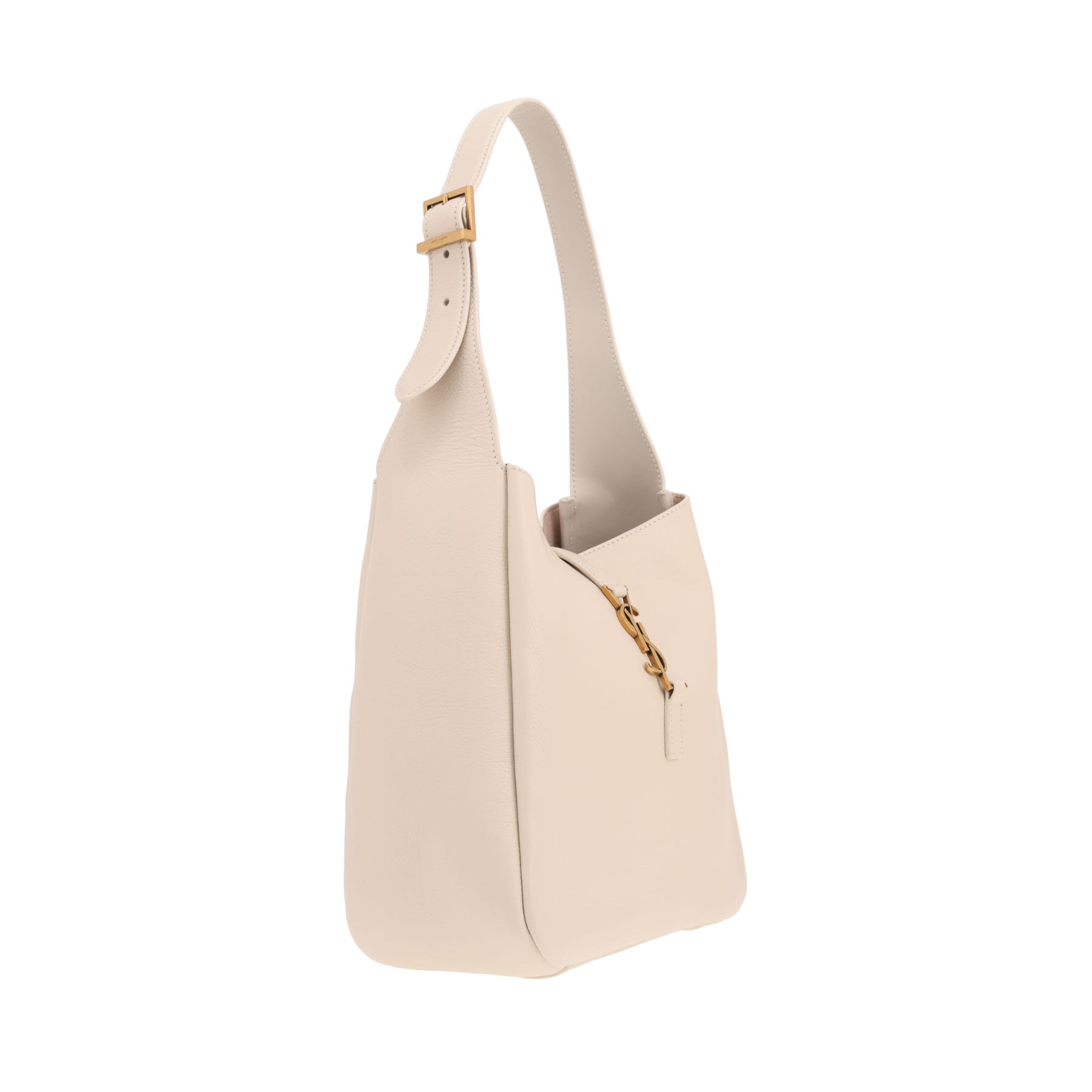Saint Laurent ‘5 à 7’ small handbag in white leather