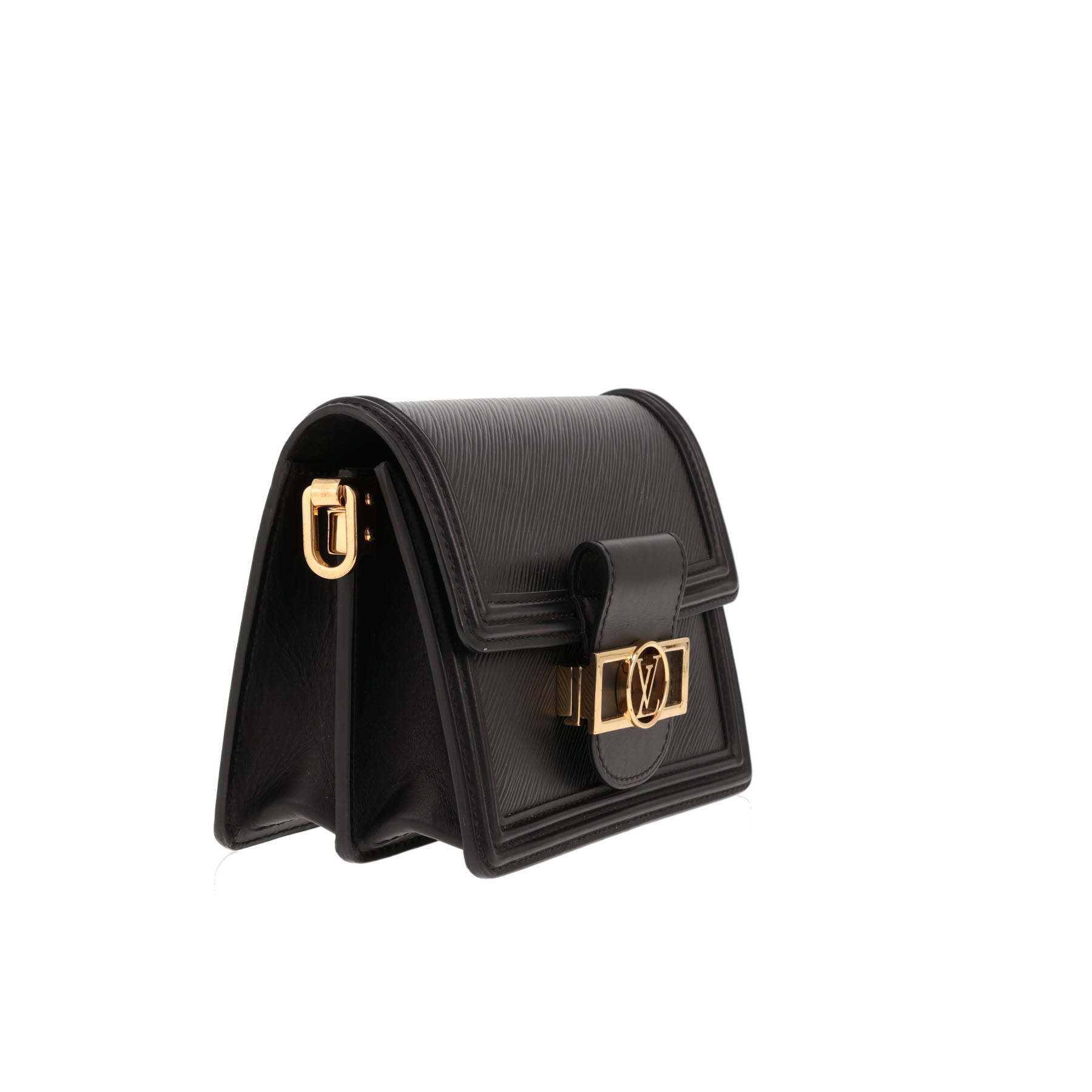 Louis Vuitton Dauphine shoulder bag in Noir Épi leather