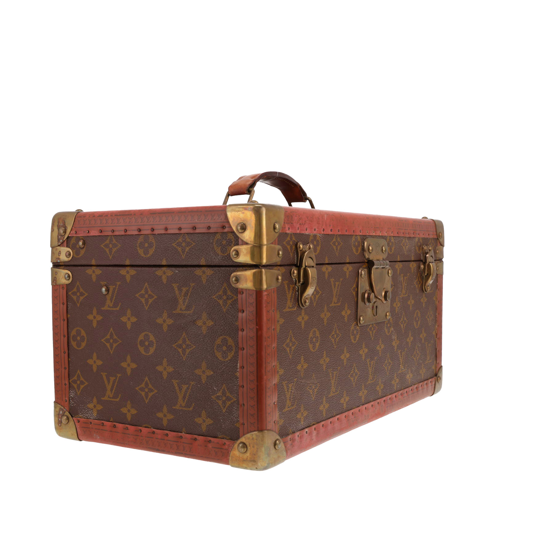 Vanity Louis Vuitton  Boîte à Pharmacie en toile monogram marron et lozine marron