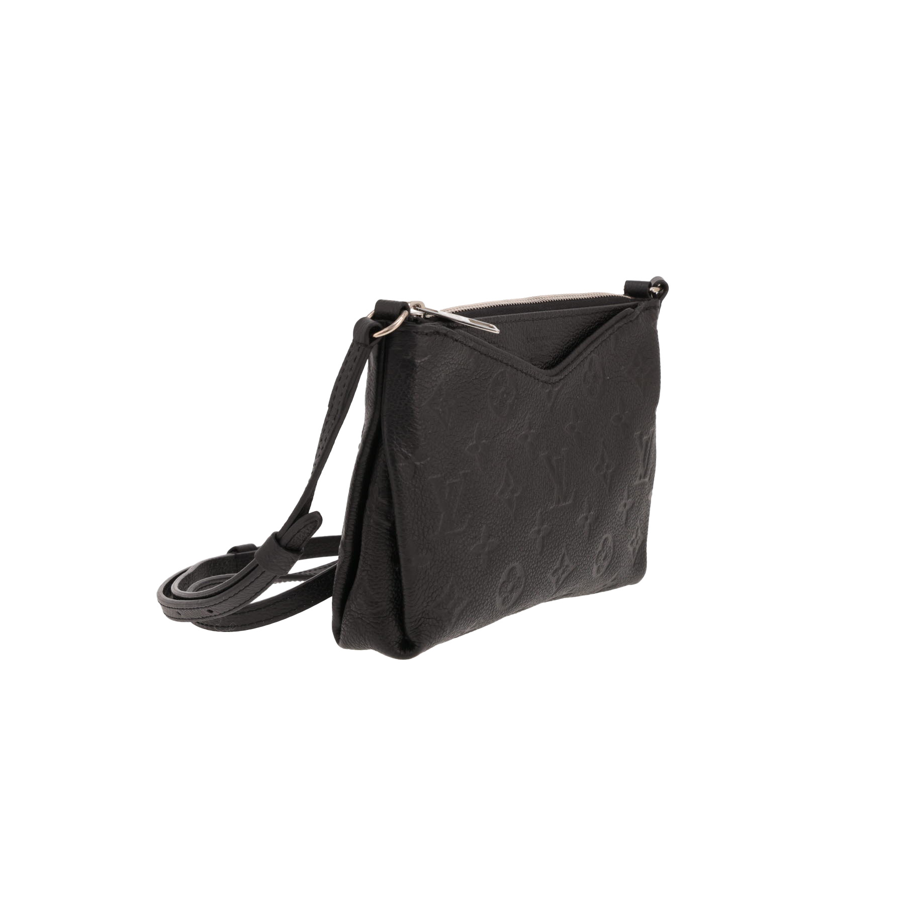 Louis Vuitton Pallas shoulder bag in Noir Monogram Empreinte leather