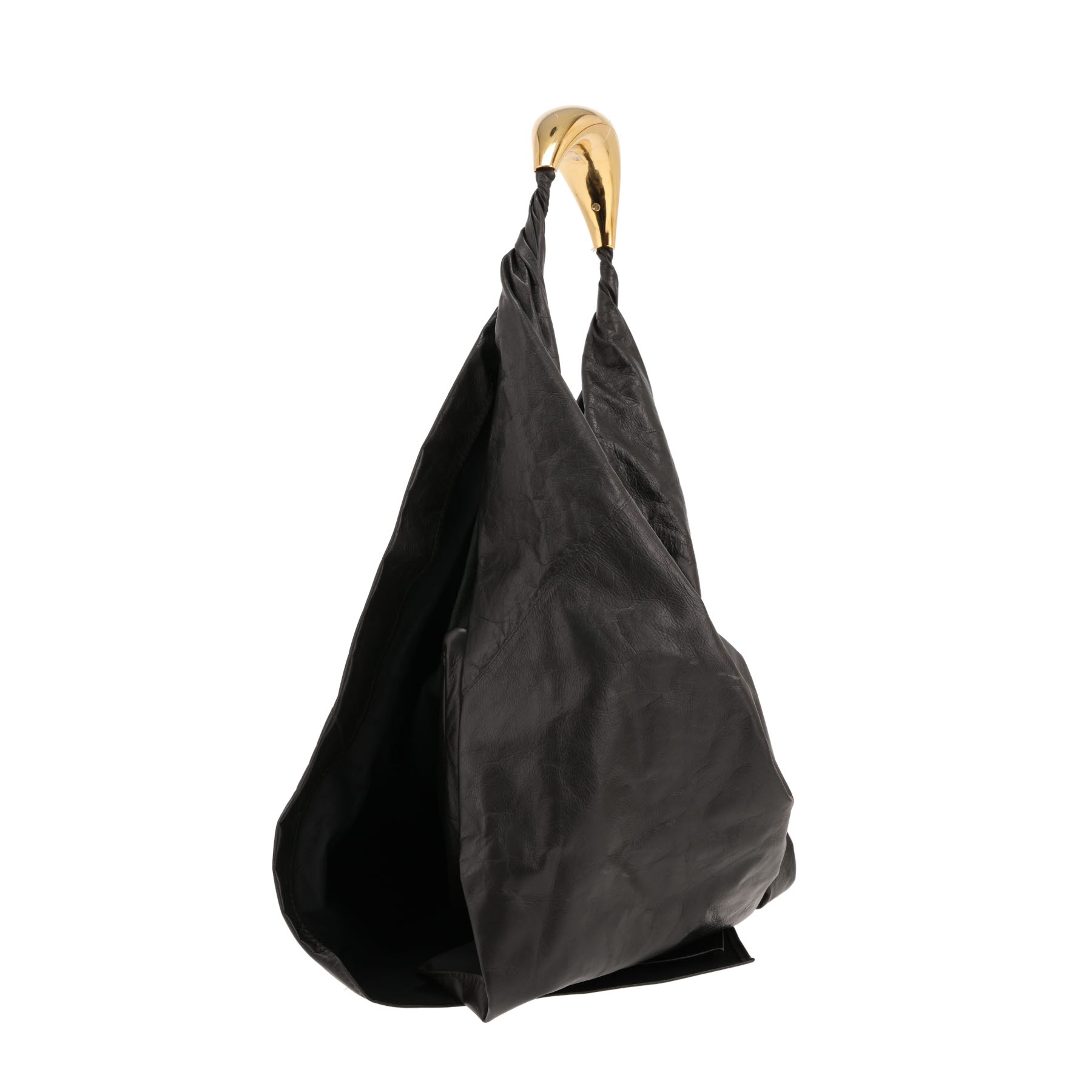 Bottega Veneta Foulard handbag in khaki-green leather