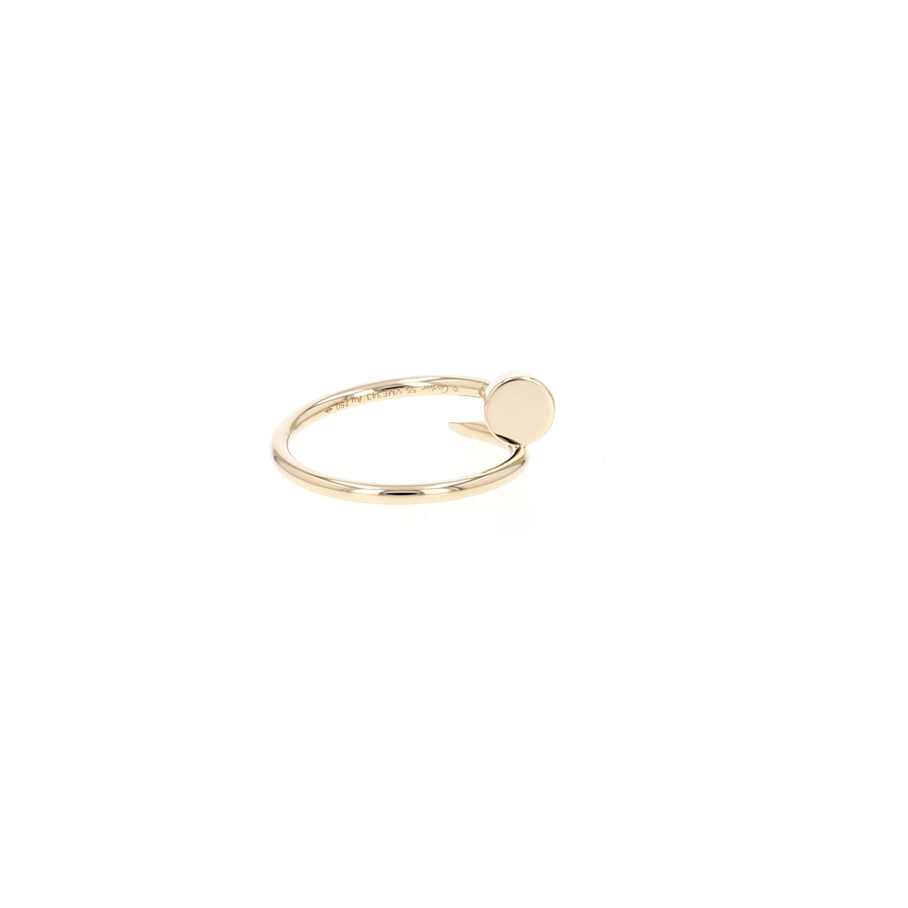 Bague Cartier Juste un clou petit modèle en or jaune, taille 55