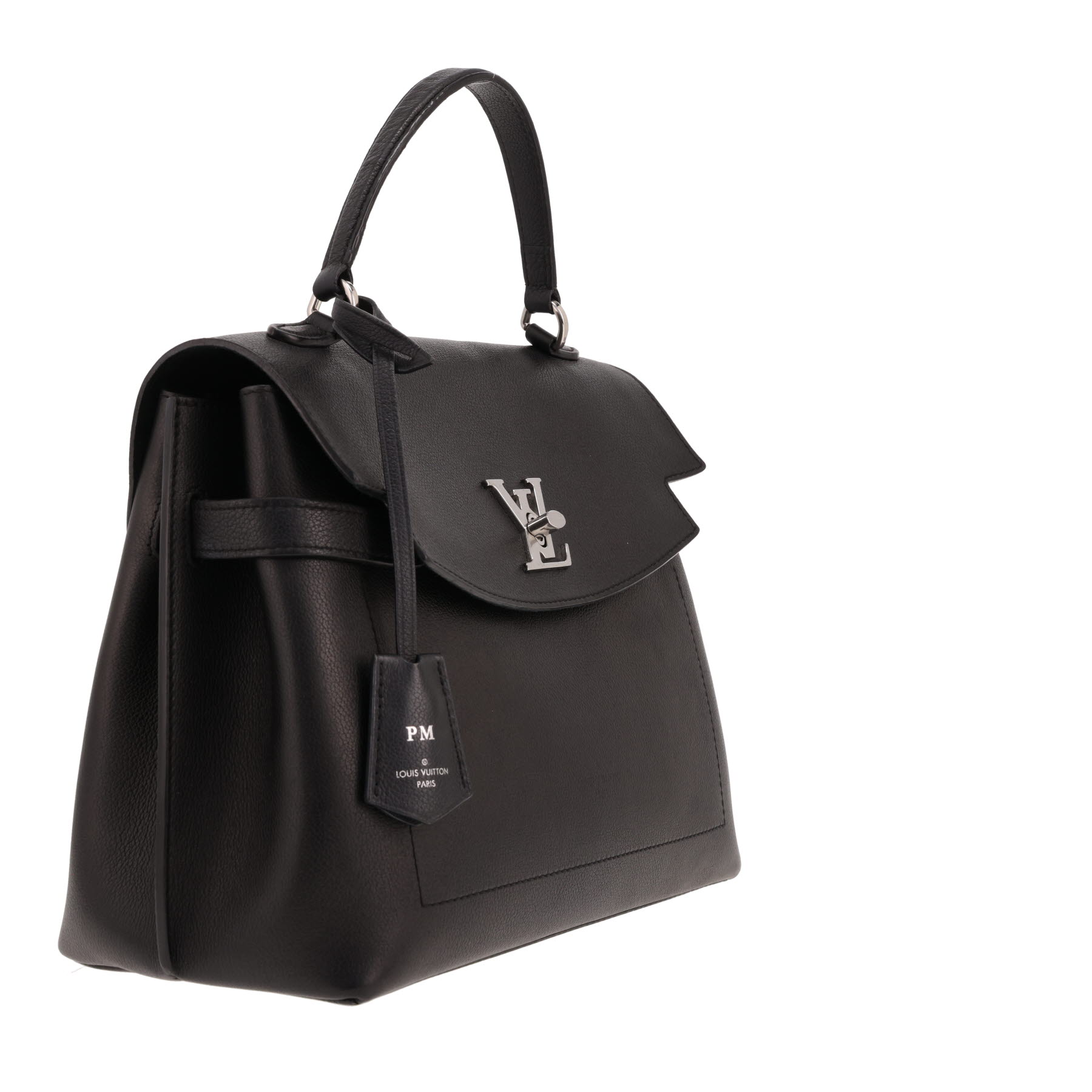 Borsa Louis Vuitton Lockme in pelle nera