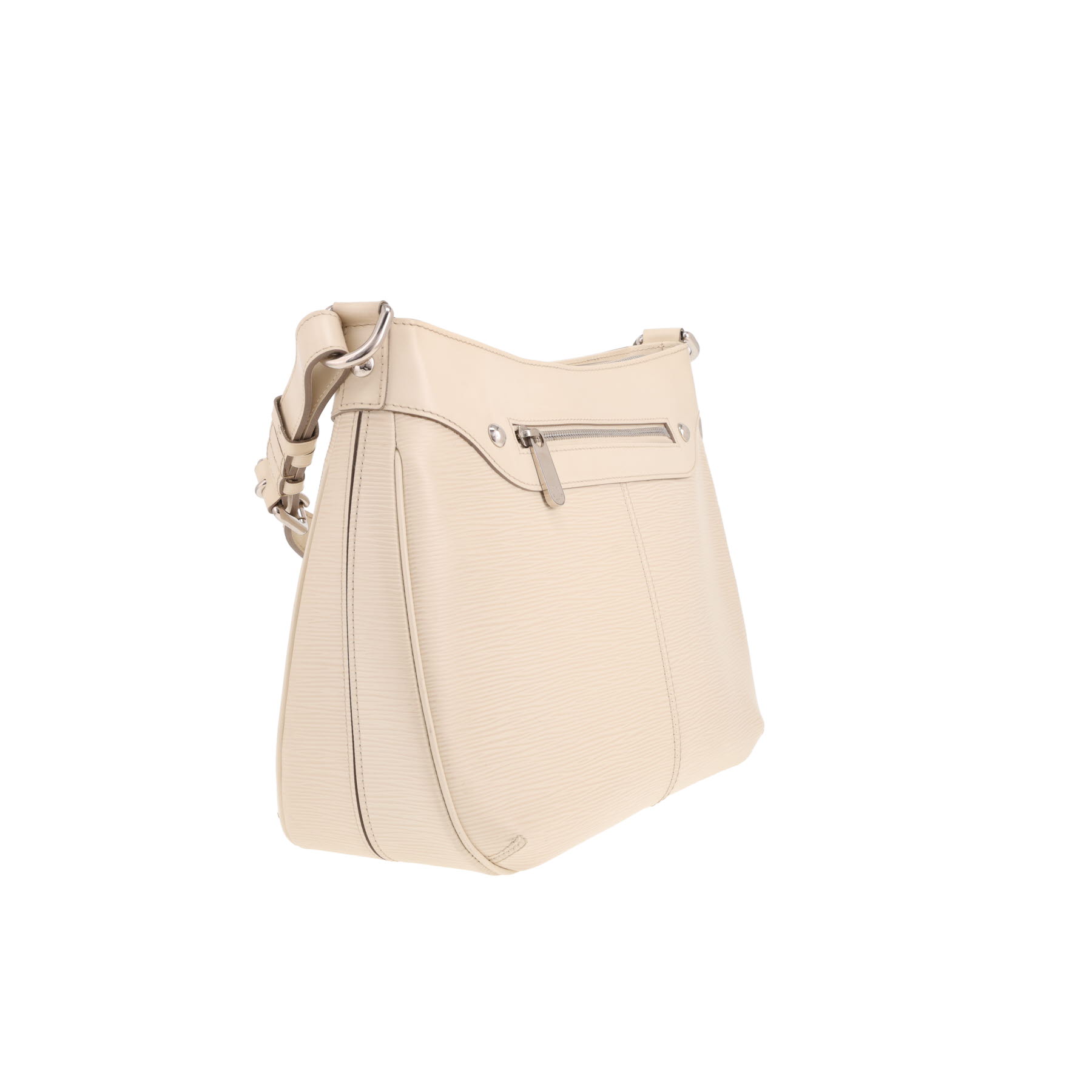 Borsa Louis Vuitton Turenne in pelle Épi bianca