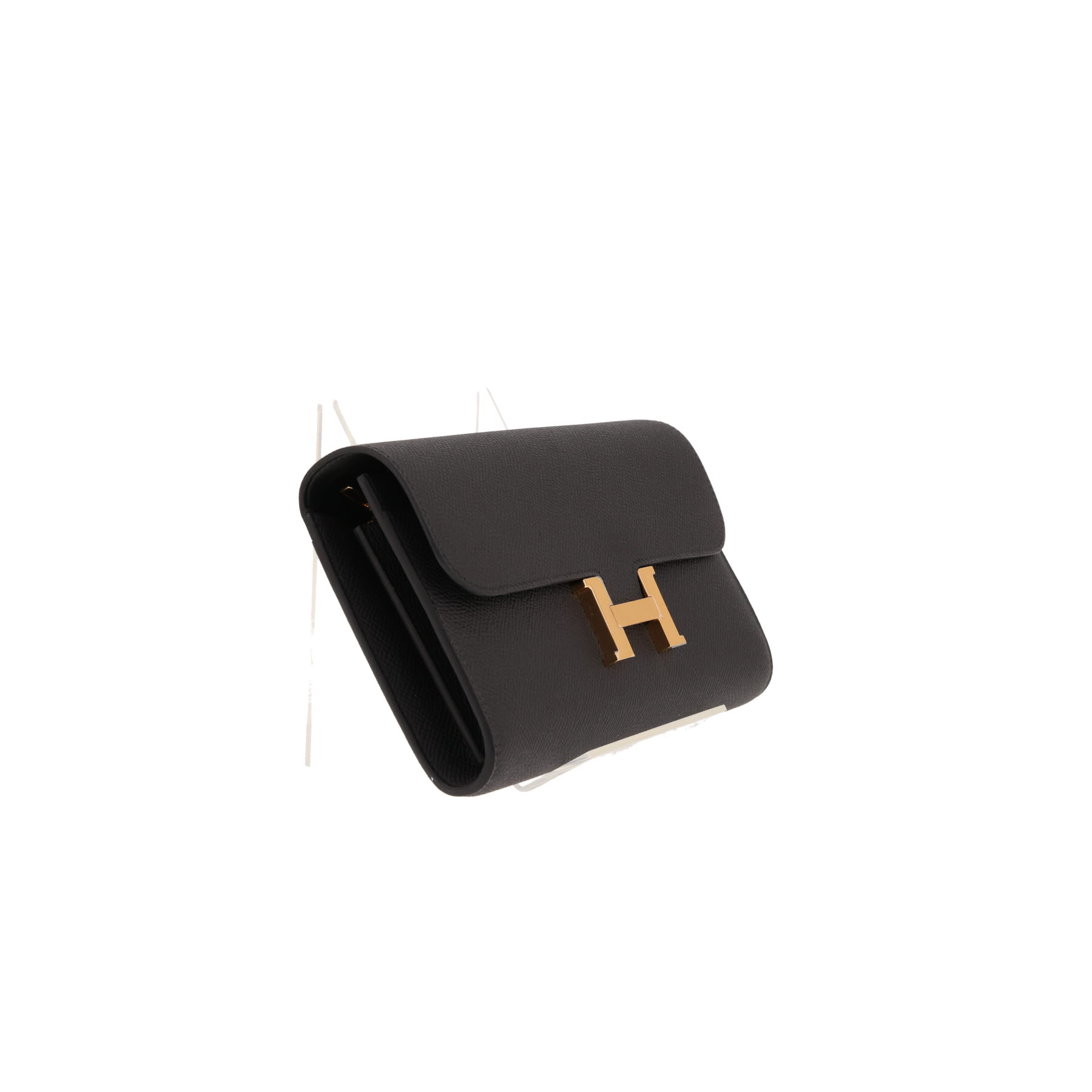 Hermès Constance Long To Go shoulder bag in black Epsom leather