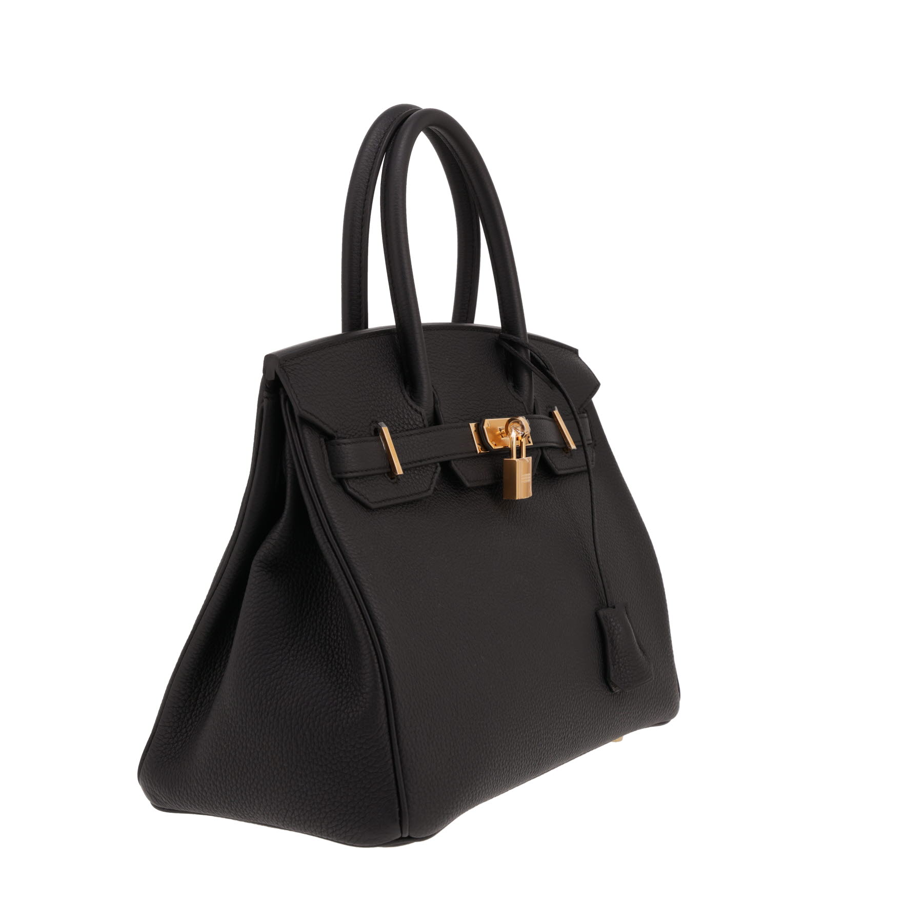 Bolso Hermès Birkin de 30 cm de piel Togo Noir