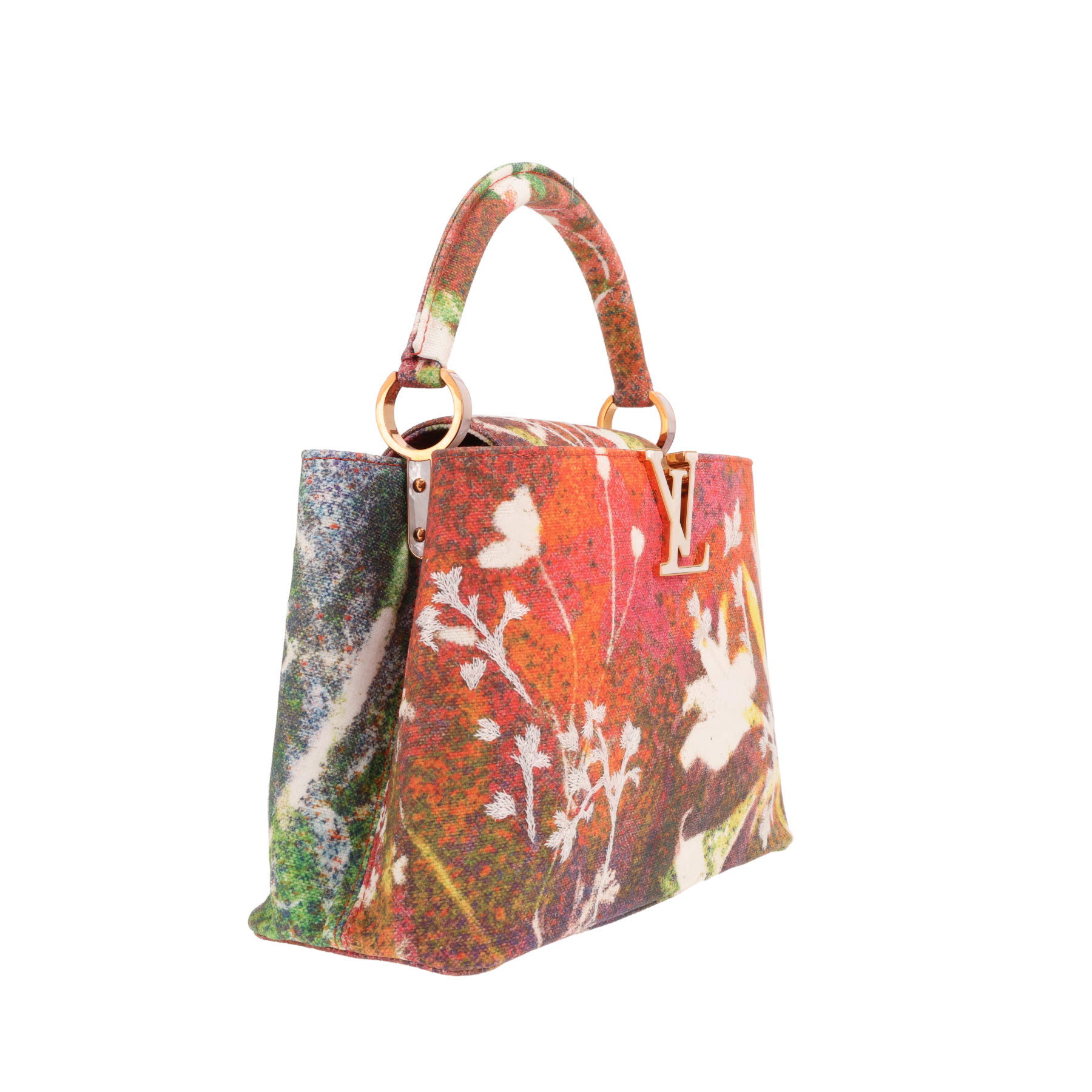 Sac à main Louis Vuitton  Capucines en toile multicolore