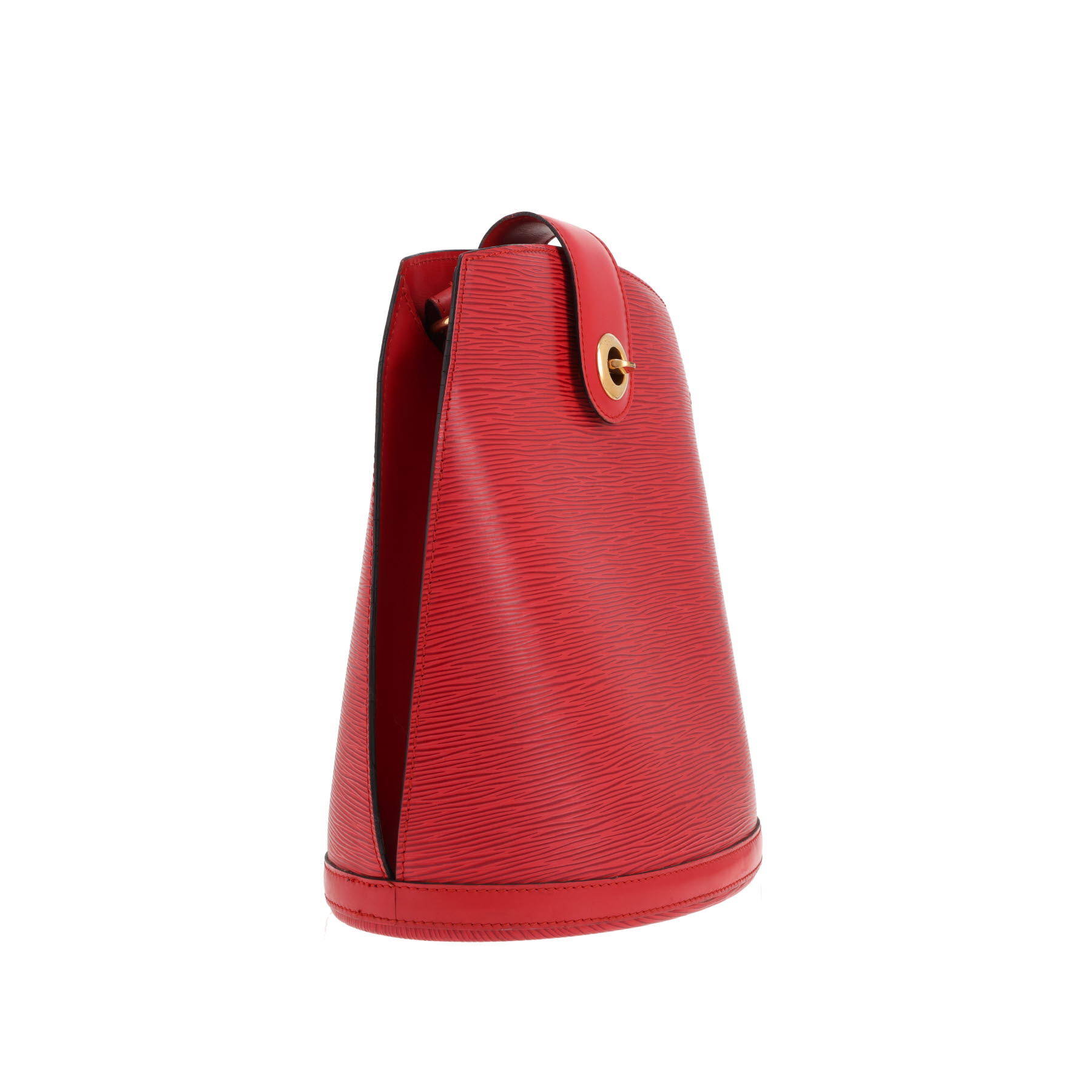 Sac à main Louis Vuitton  Cluny en cuir épi rouge