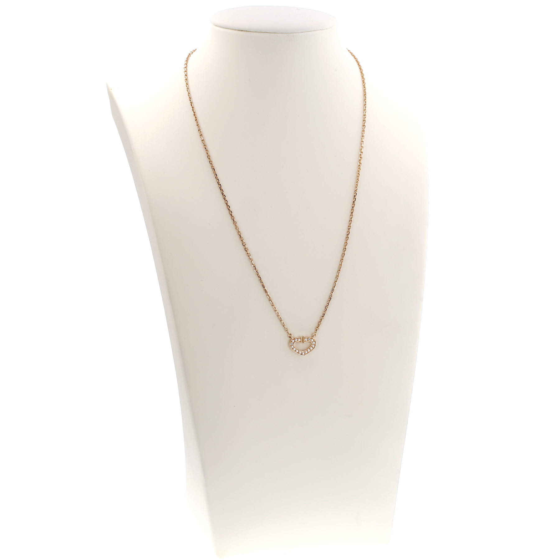 Cartier ‘Coeur et Symbole’ necklace in rose gold and diamonds