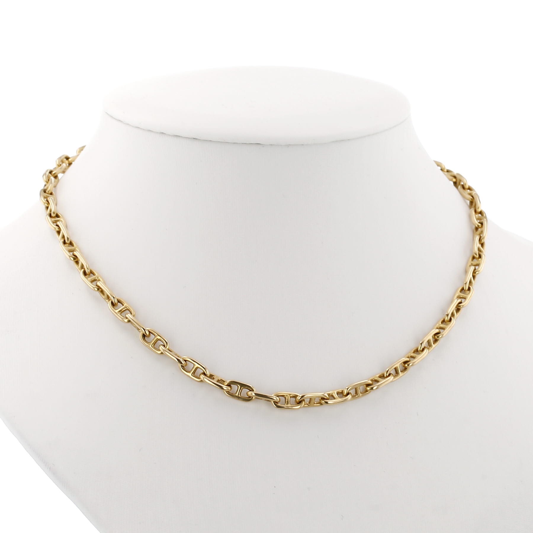 1970s Hermès Chaîne d’Ancre necklace in yellow gold