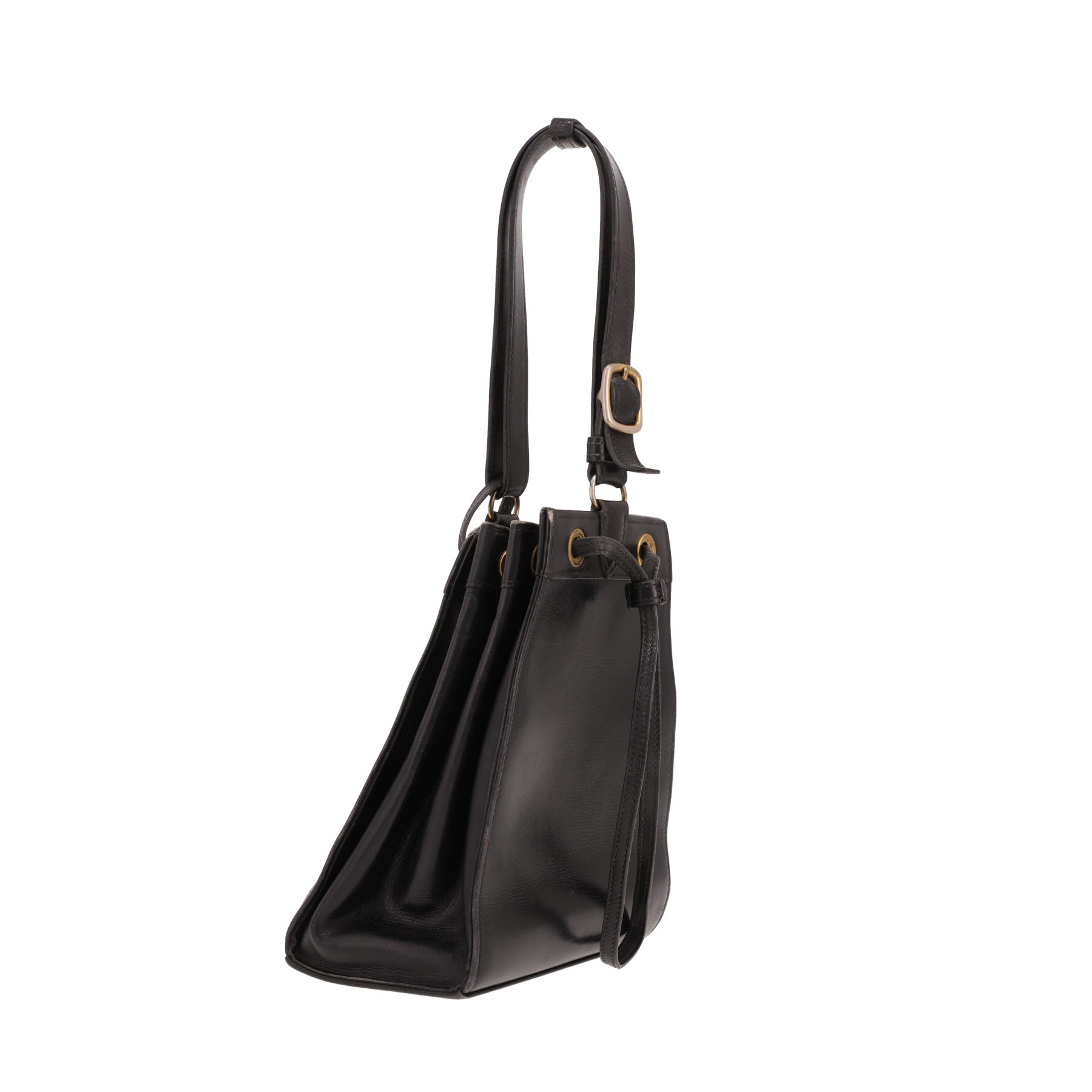 Borsa Hermès  Seau in pelle nera