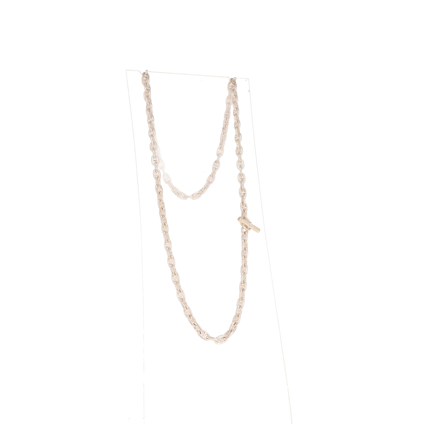 Hermès Chaîne d’Ancre long necklace in silver
