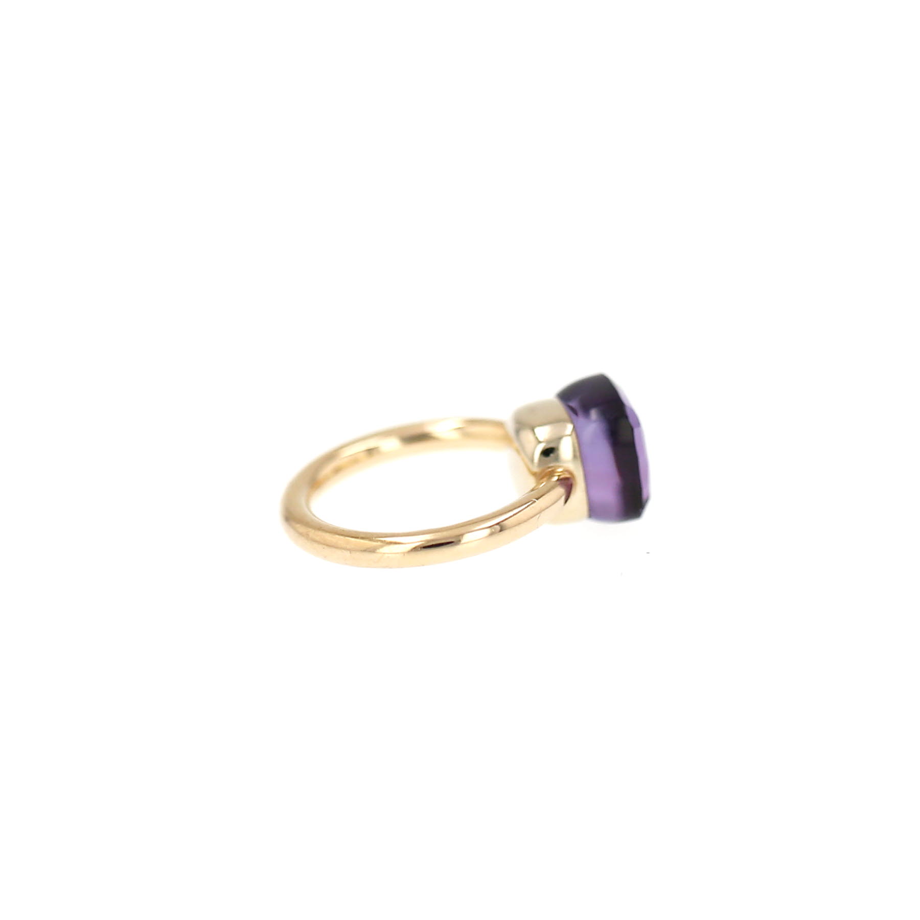 Pomellato Nudo Classic ring in rose gold and amethyst