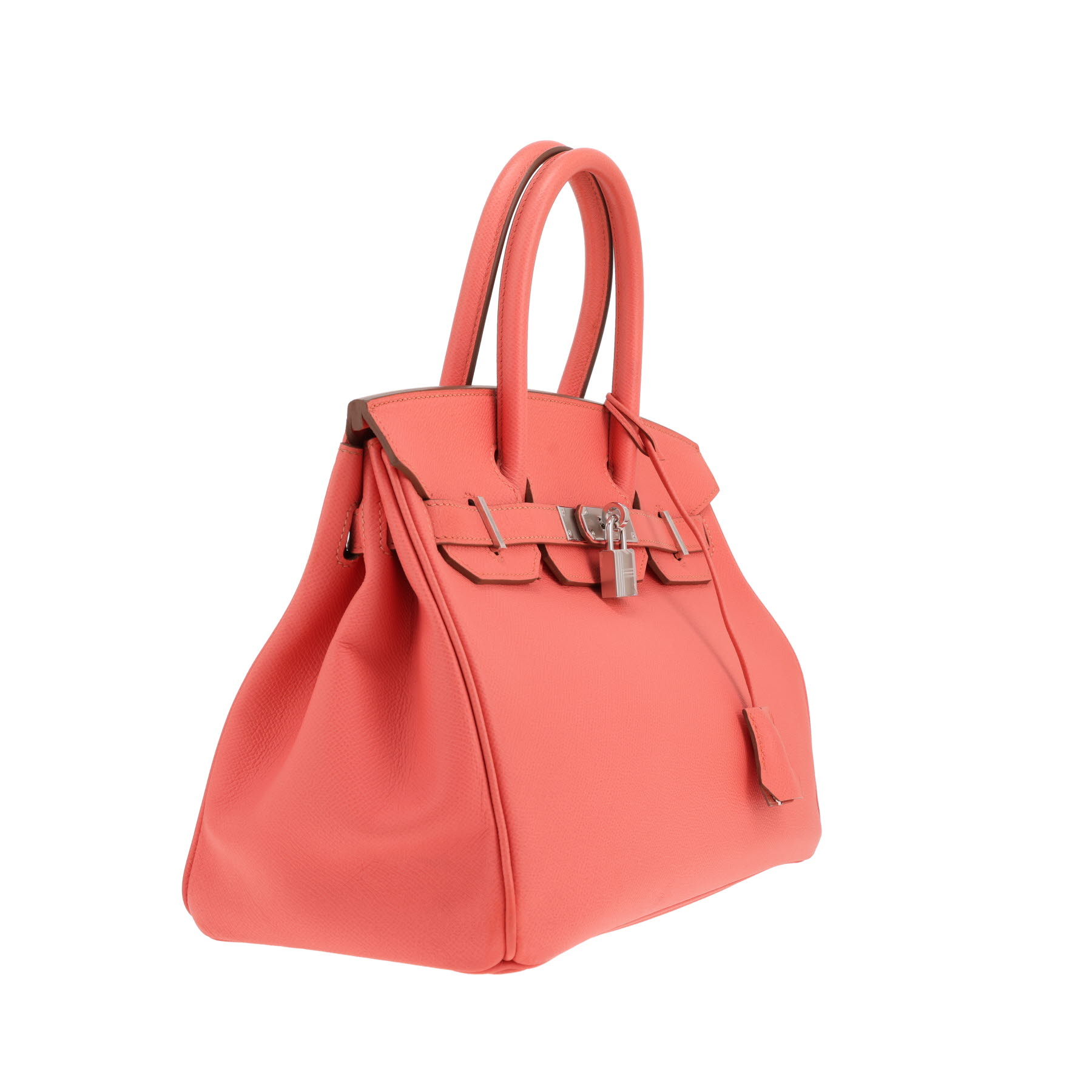 Bolso Hermès Birkin de 30 cm, de piel Epsom en color Rose Lipstick