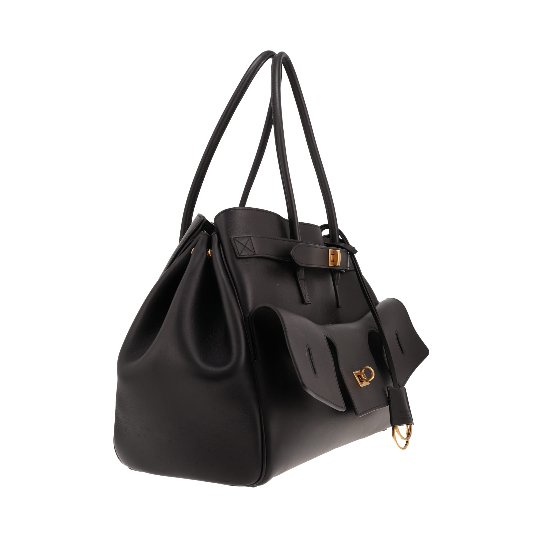 Borsa Balenciaga  Bel Air, modello medio,  in pelle nera