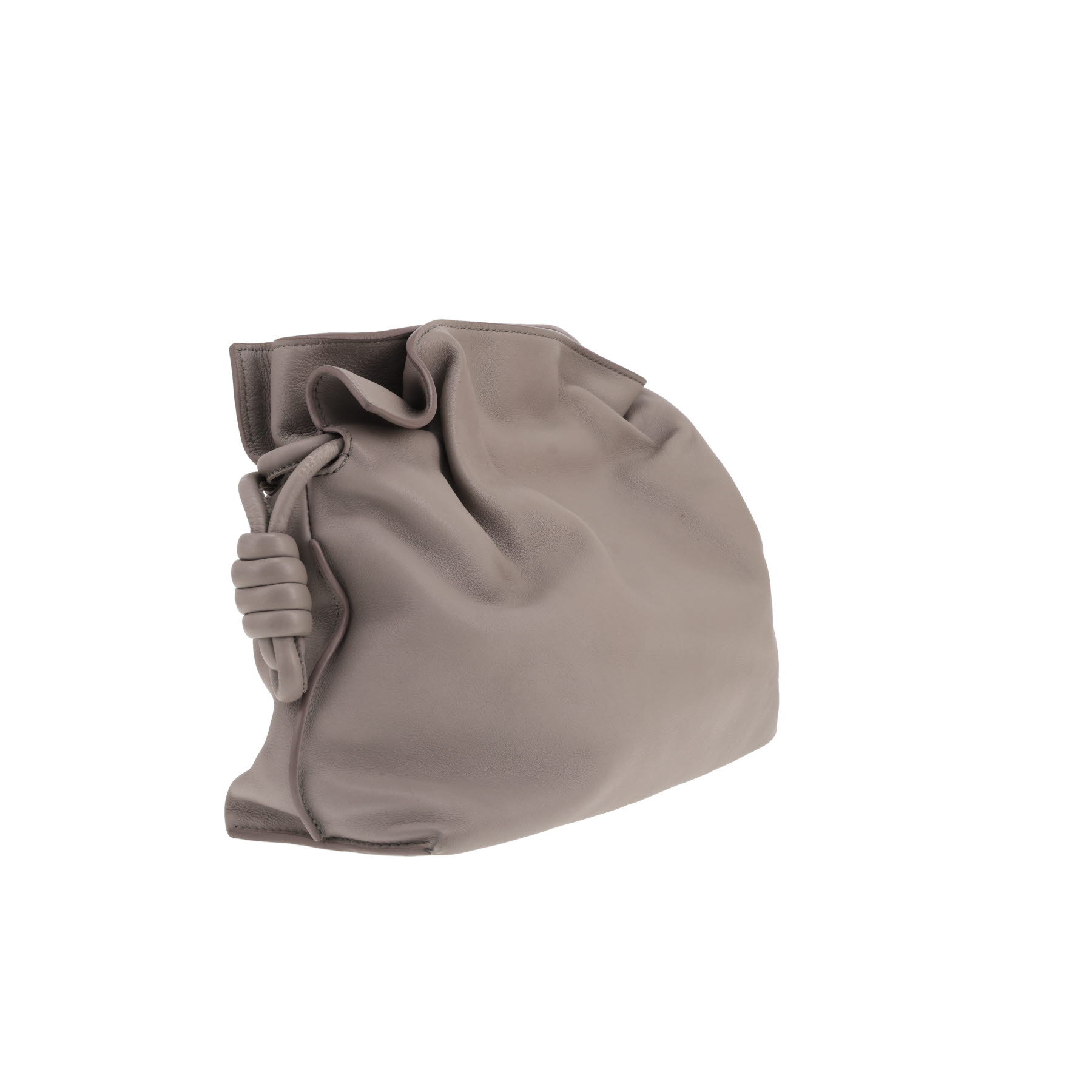 Bolso de Loewe «Flamenco Knot» de piel gris