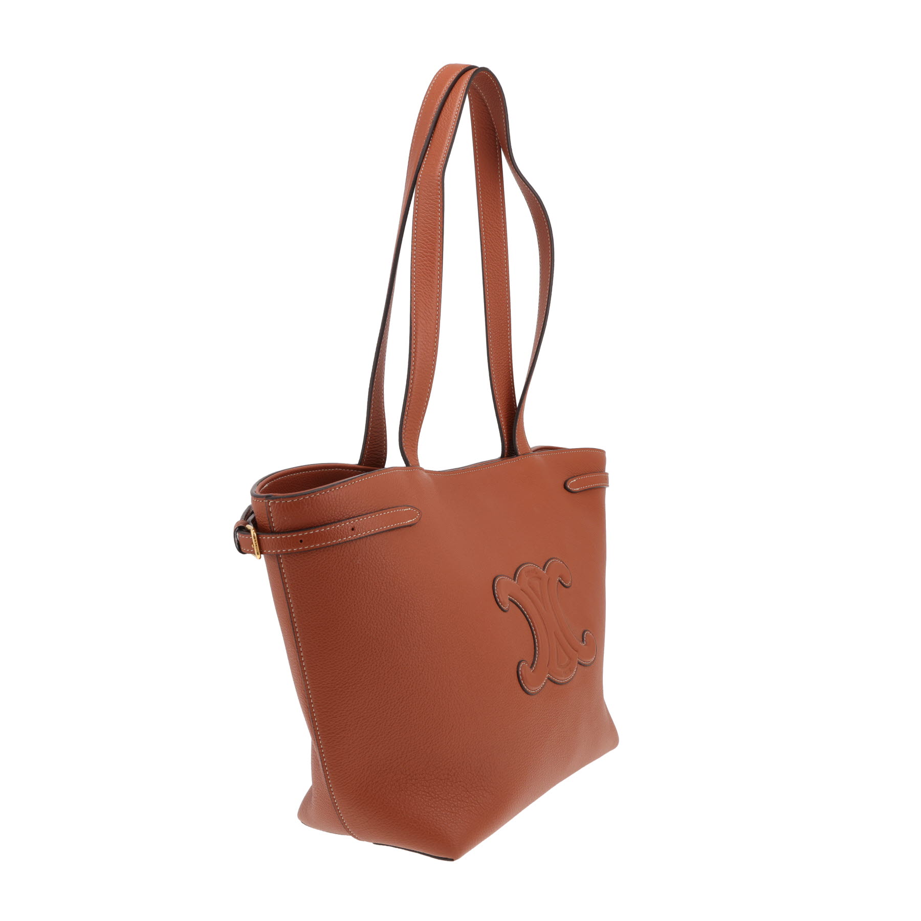 Celine Anaïs brown leather tote bag