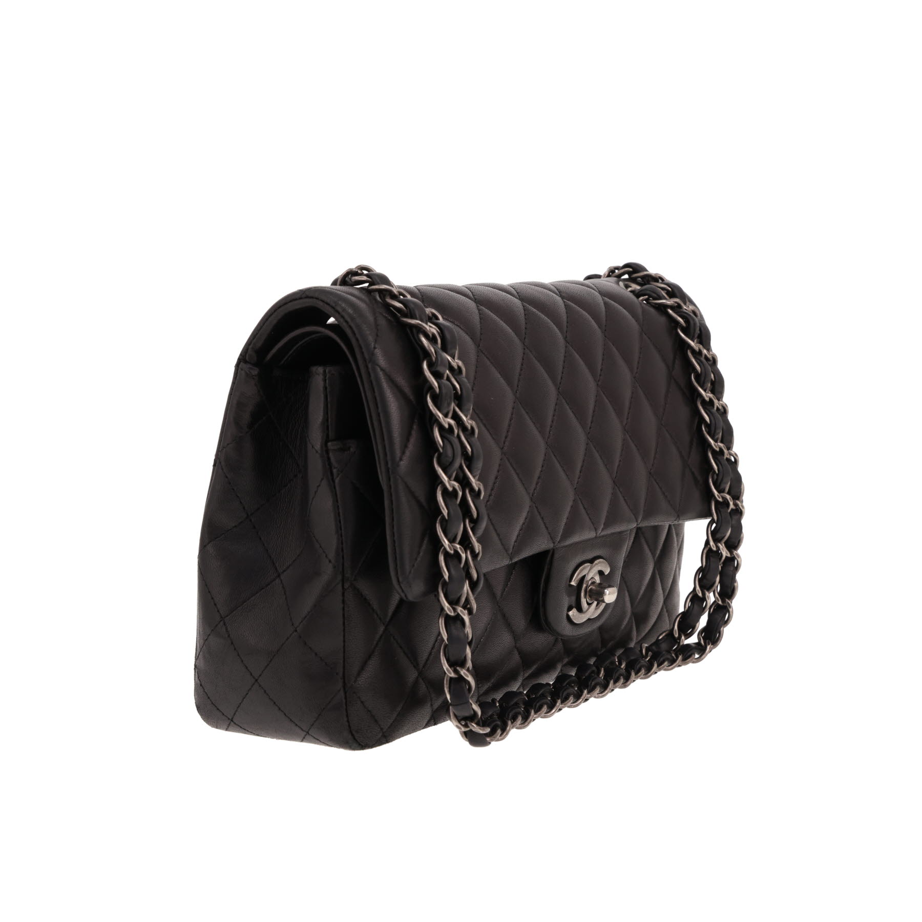 Sac à main Chanel  Timeless Classic en cuir matelassé noir