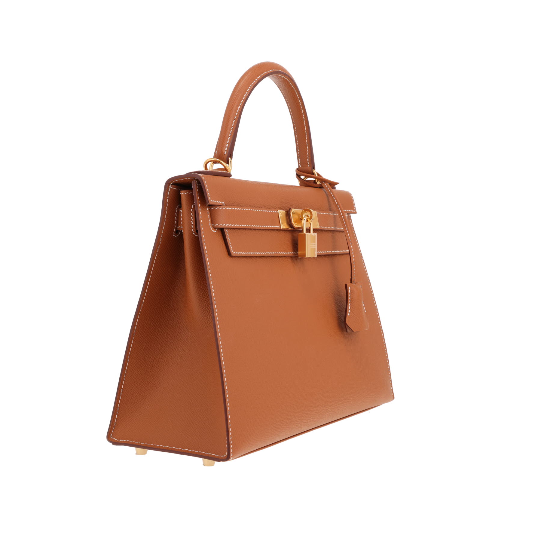 Hermès Kelly 28 cm handbag in gold Epsom leather