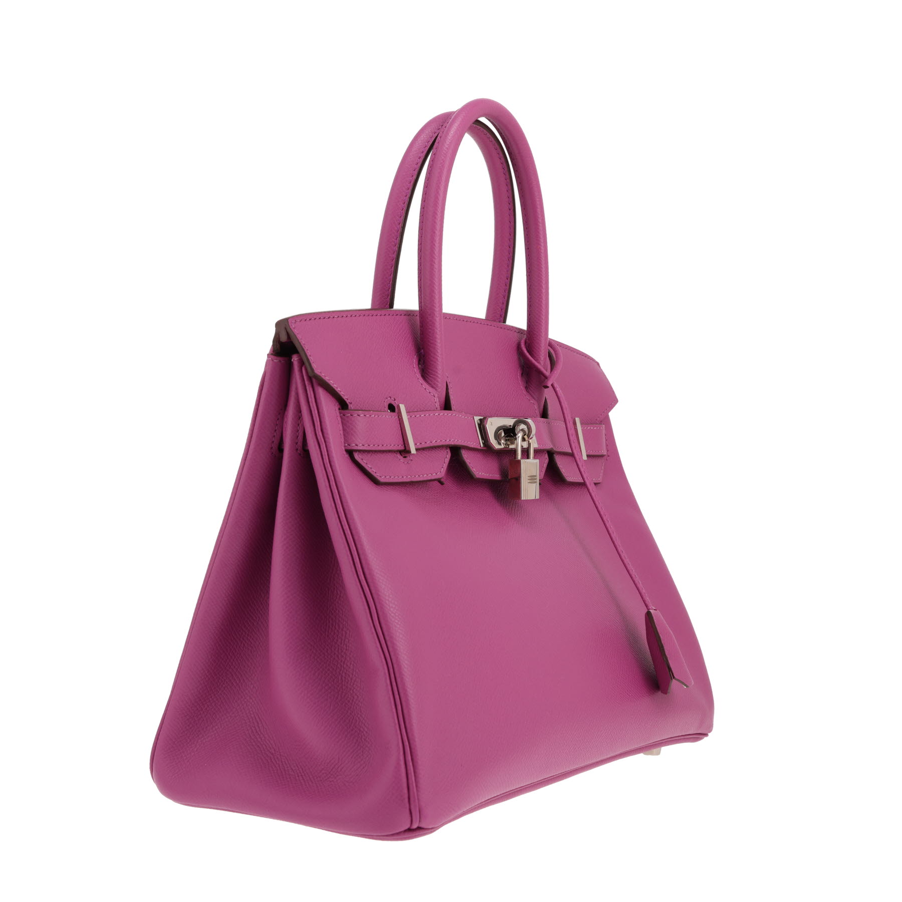 Hermès Birkin 30 cm handbag in purple Epsom leather