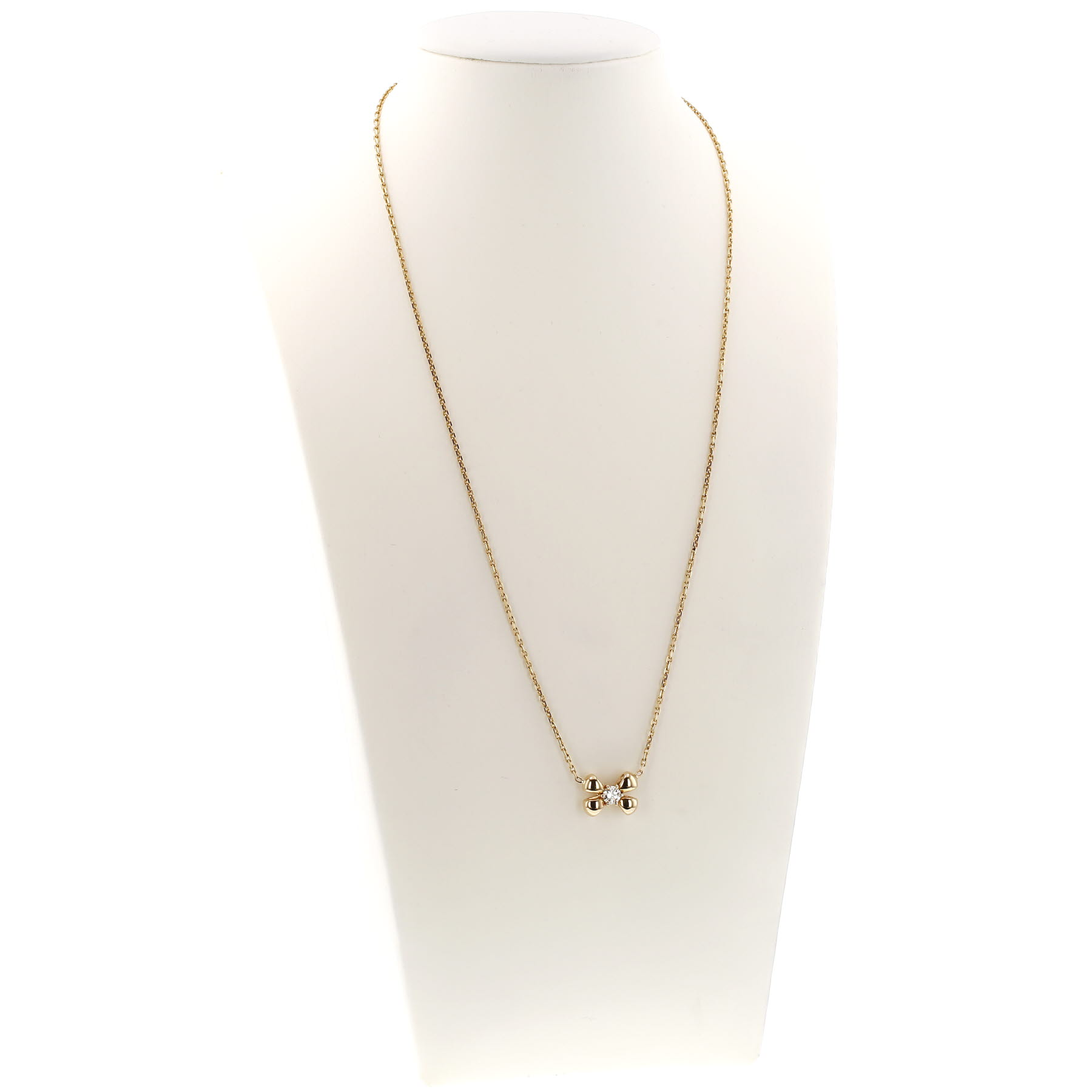 Collier Chaumet  en or jaune et diamant